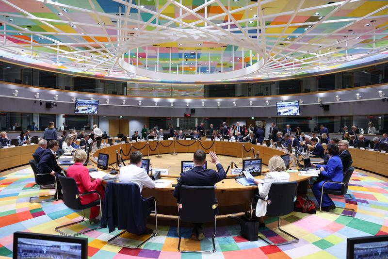 A meeting of the EU General Affairs Council in Brussels on May 27, 2025 debating on the official use of the Catalan language in EU institutions