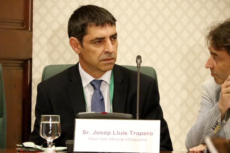 Josep Llu¡is Trapero, police chief of Mossos d'Esquadra