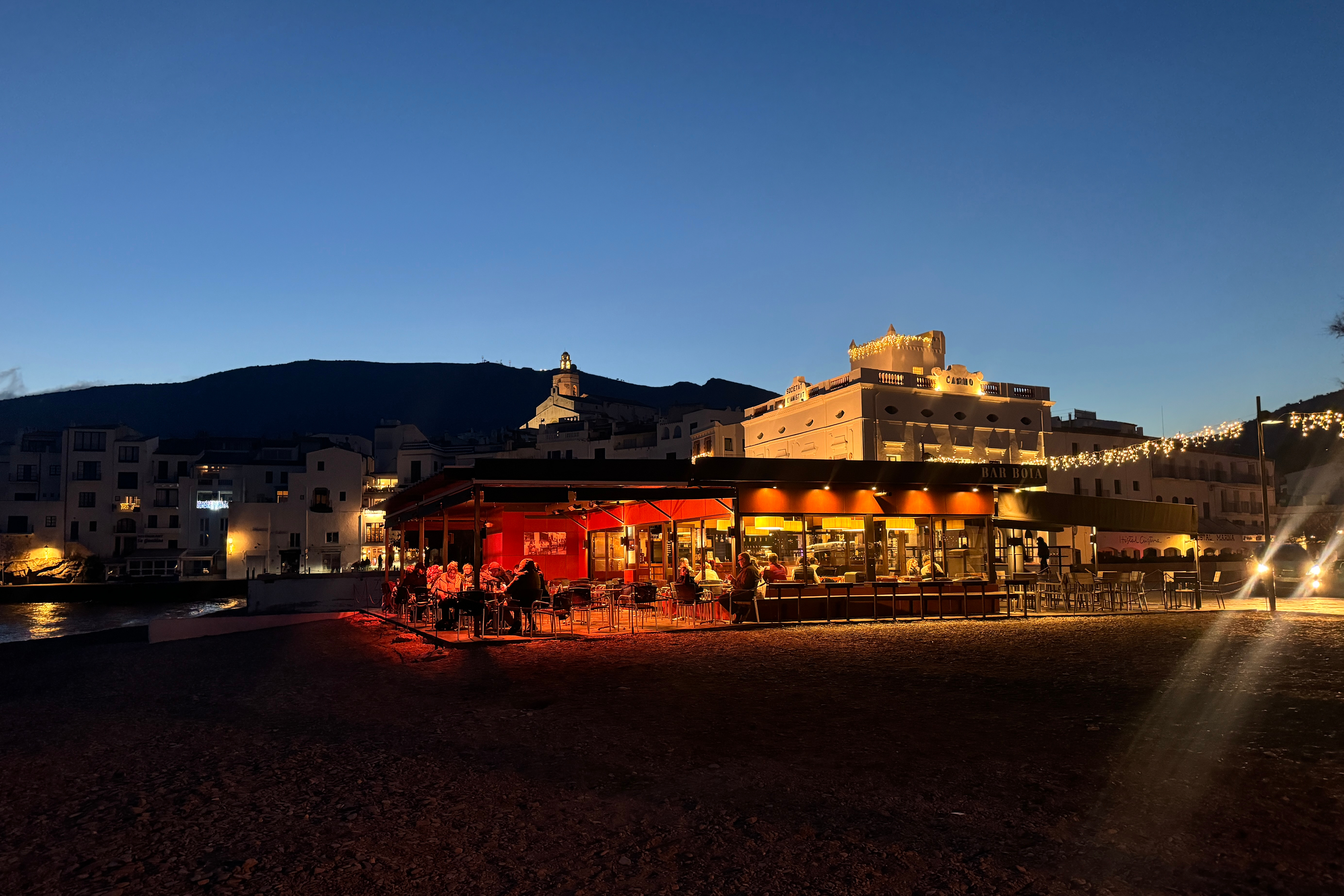 Boia bar on the Platja Gran in Cadaqués