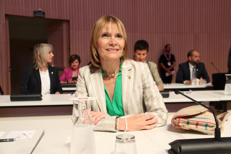 The new president of Barcelona's regional authority, Lluïsa Moret