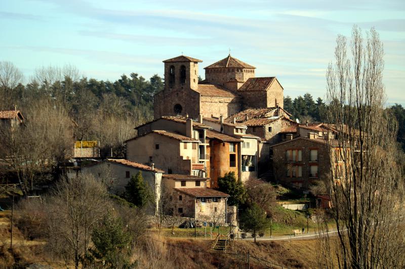 The town of Sant Jaume de Frontanyà