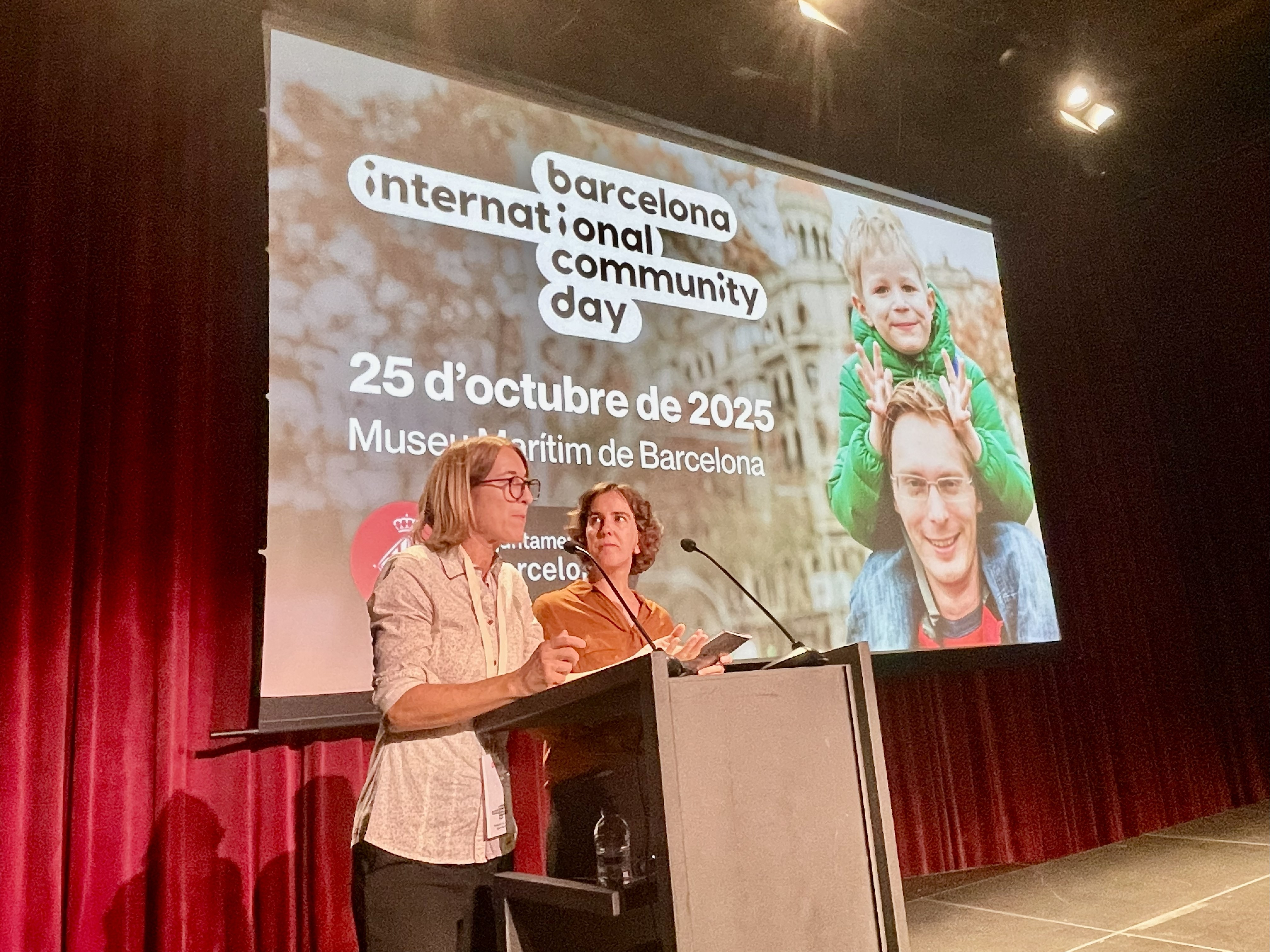 Speakers at the preview event for the Barcelona International Community Day 2025