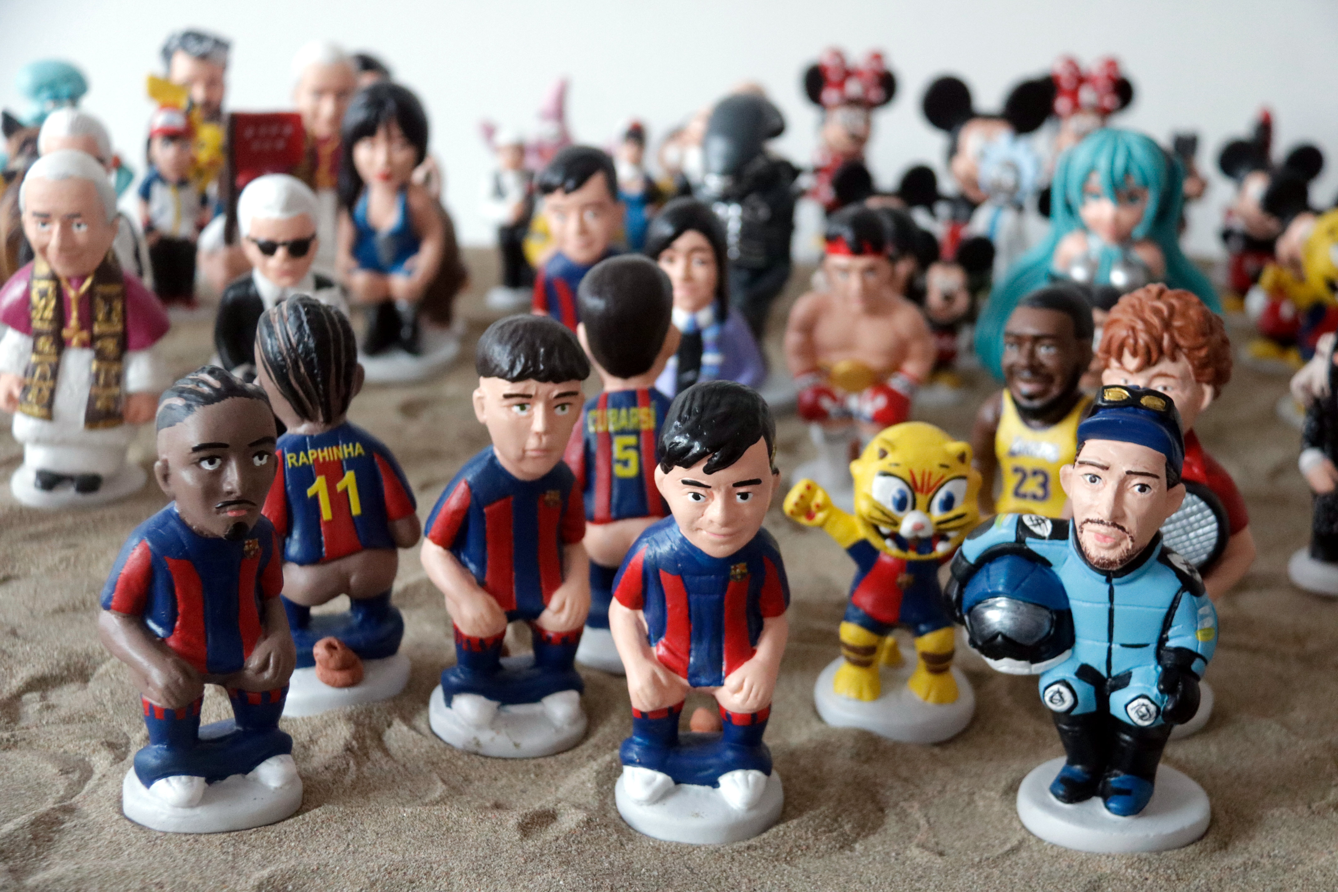 New caganers from the world of sport