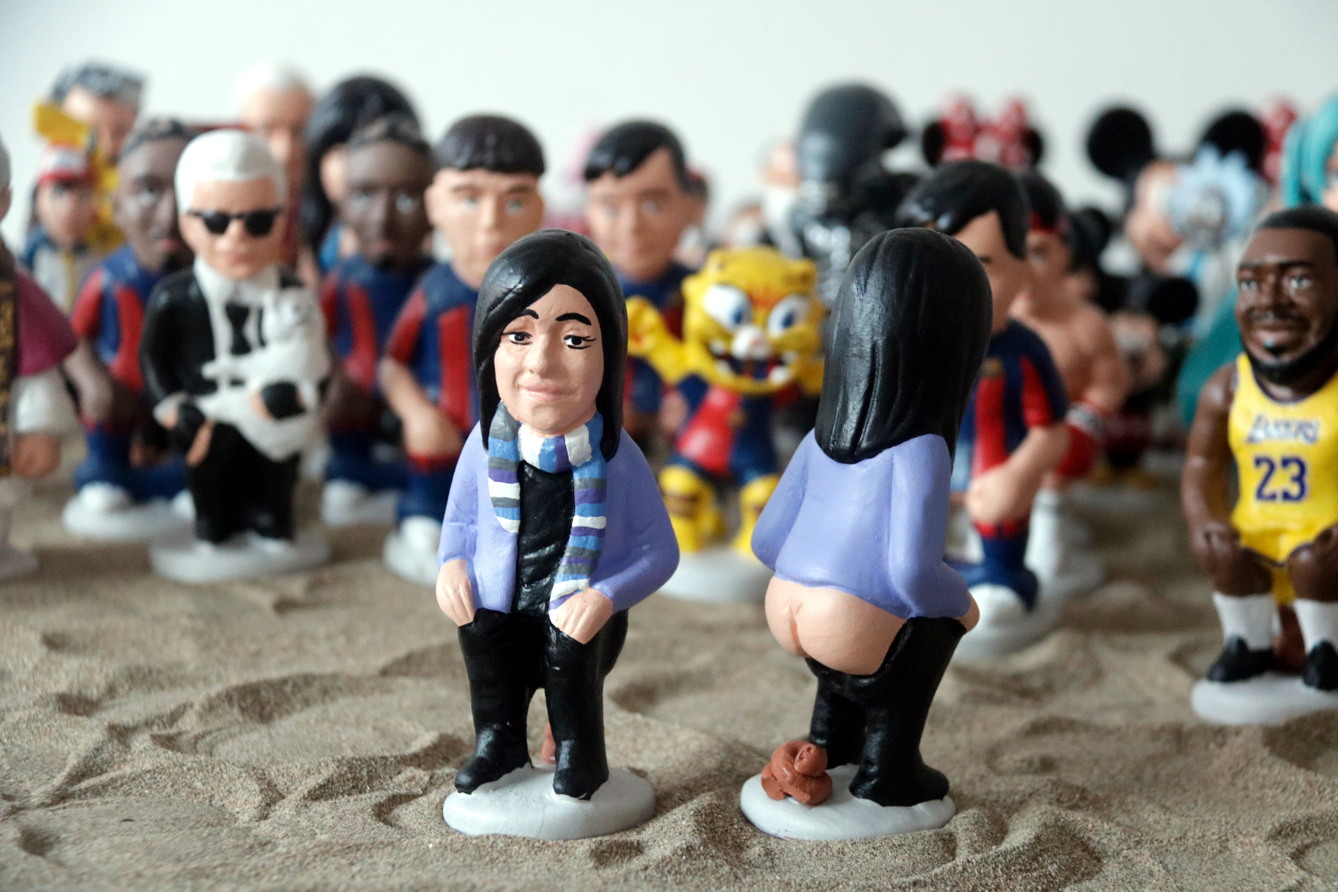 The caganer figurine of Sílvia Orriols, leader of far-right AC is a new addition to the collection