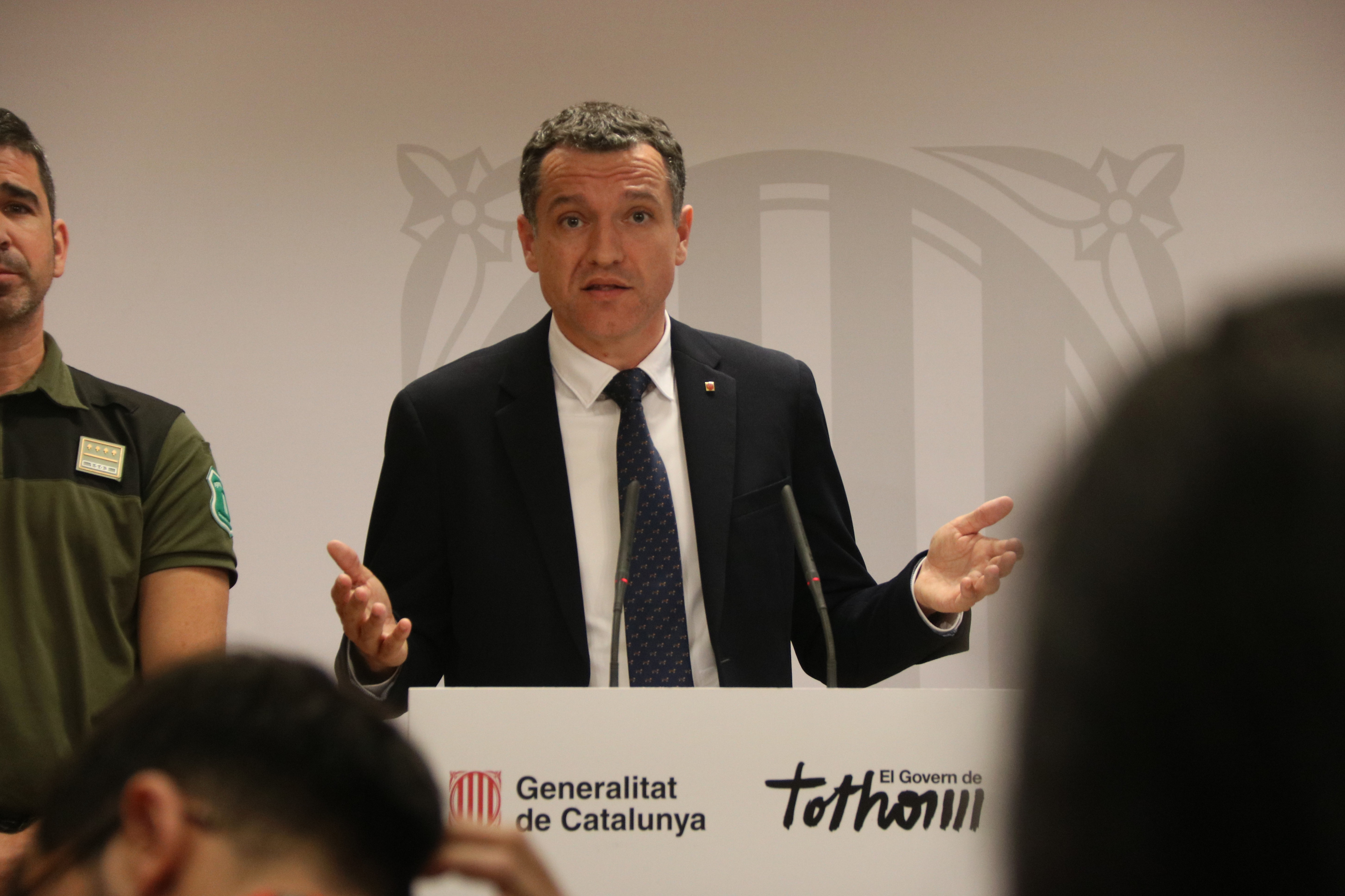 Agriculture Minister Òscar Ordeig provides an update on the African swine fever outbreak