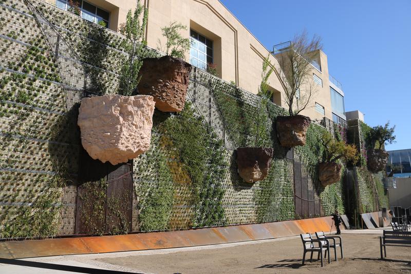 Barcelona's new vertical garden next to the CaixaForum museum