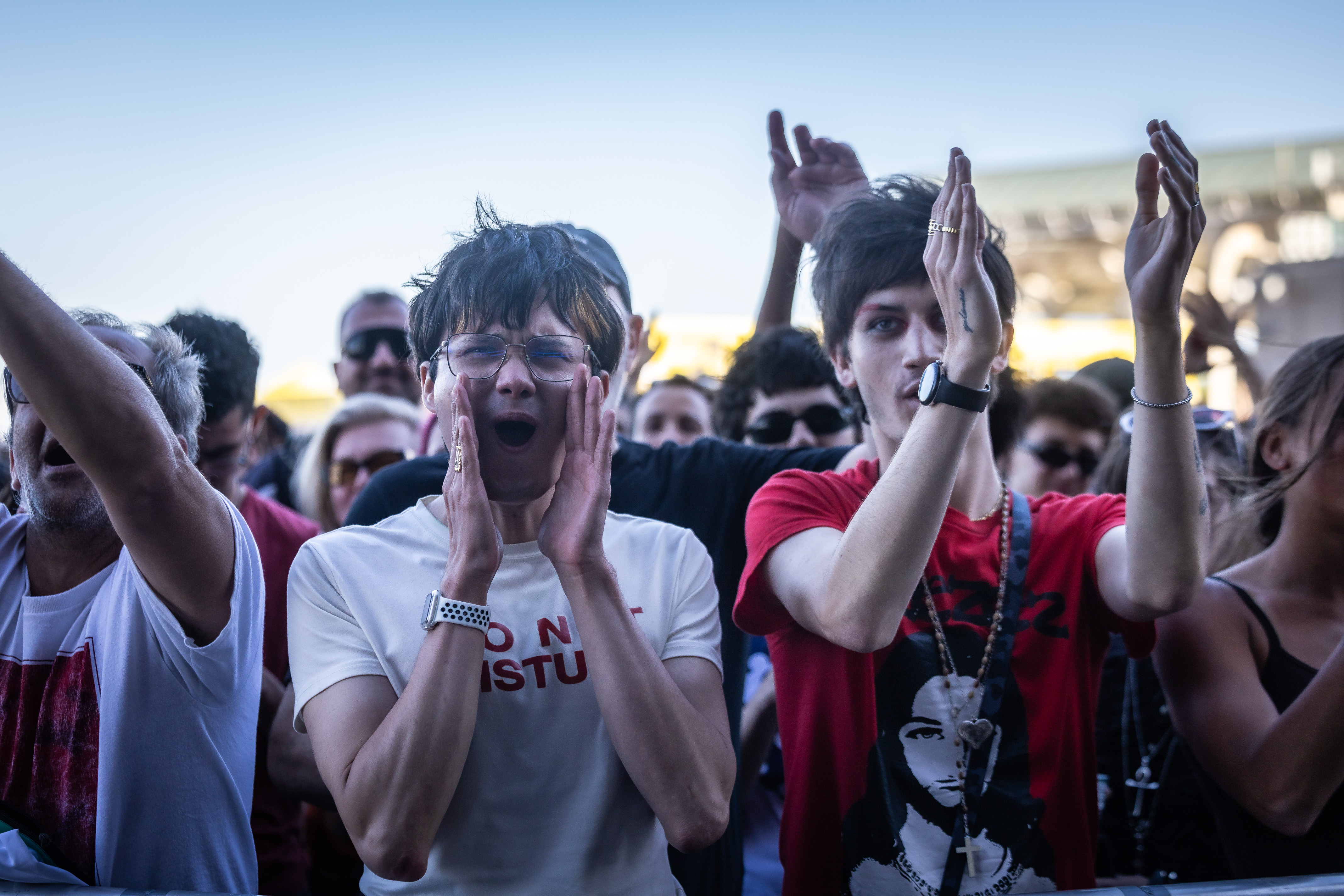 The crowd enjoying Yard Act at Primavera Sound 2026
