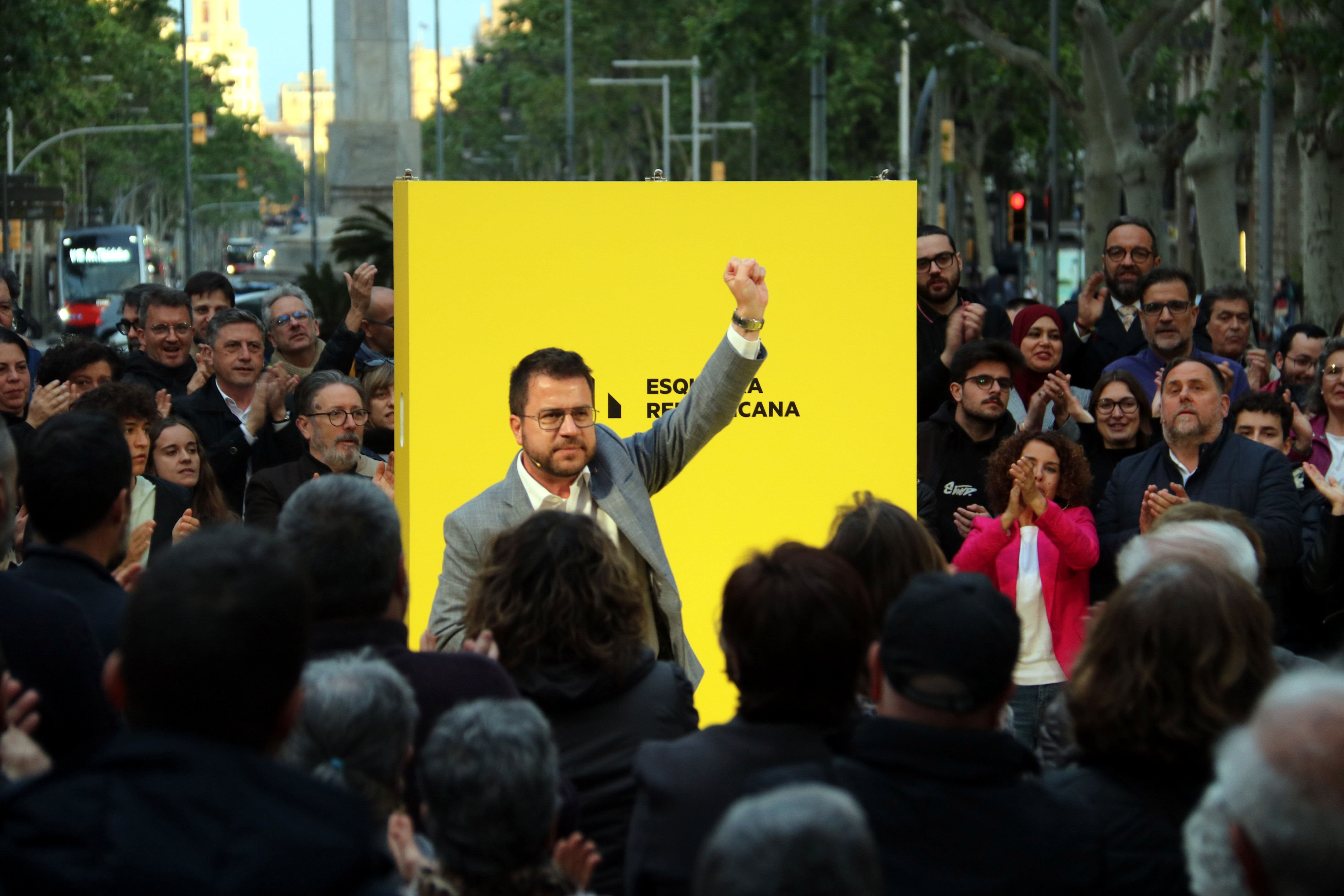 Esquerra Republicana candidate Pere Aragonès on April 25, 2024