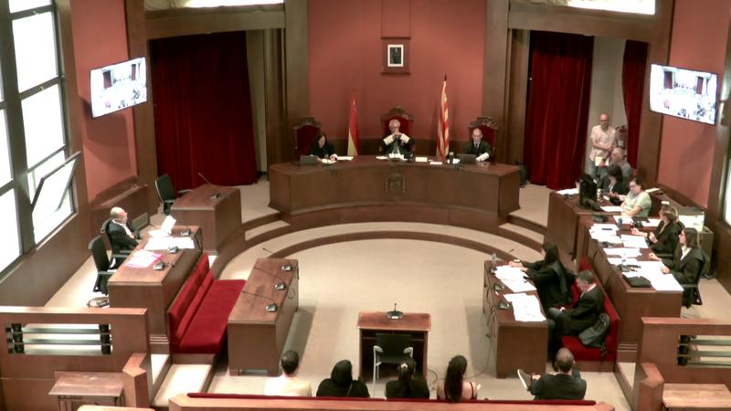 The trial session for Meta's services at the Barcelona Courthouse