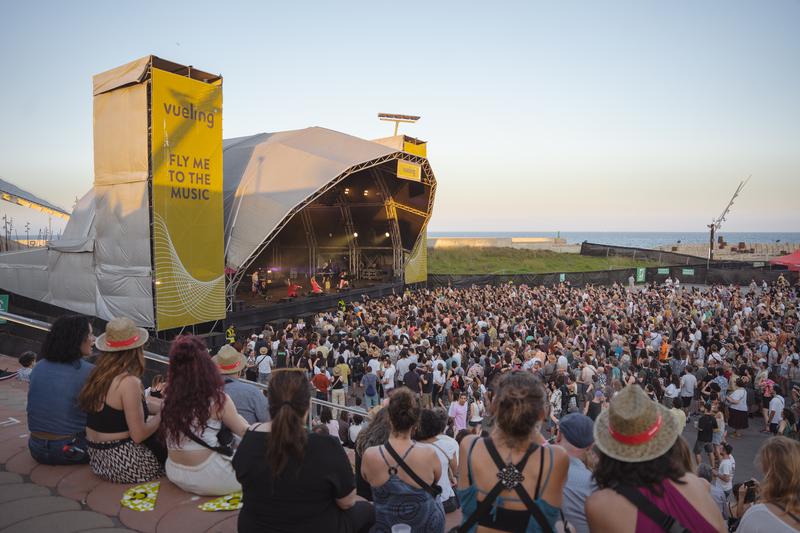 Dozens of people dancing in one of the 2024 Cruïlla music festival shows in an archive picture