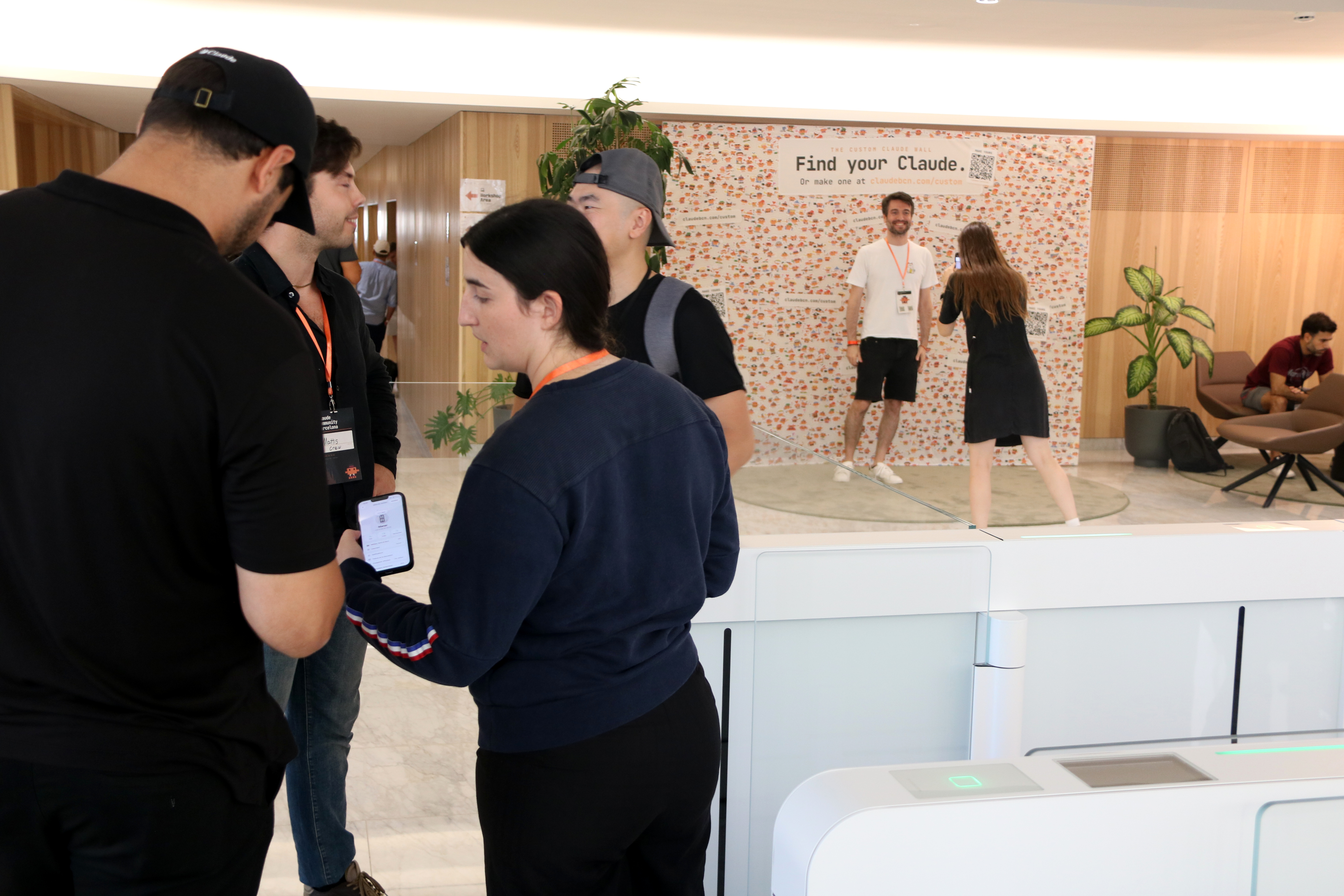 Participants in the first Claude Community House in Europe in the 22@ district of Barcelona