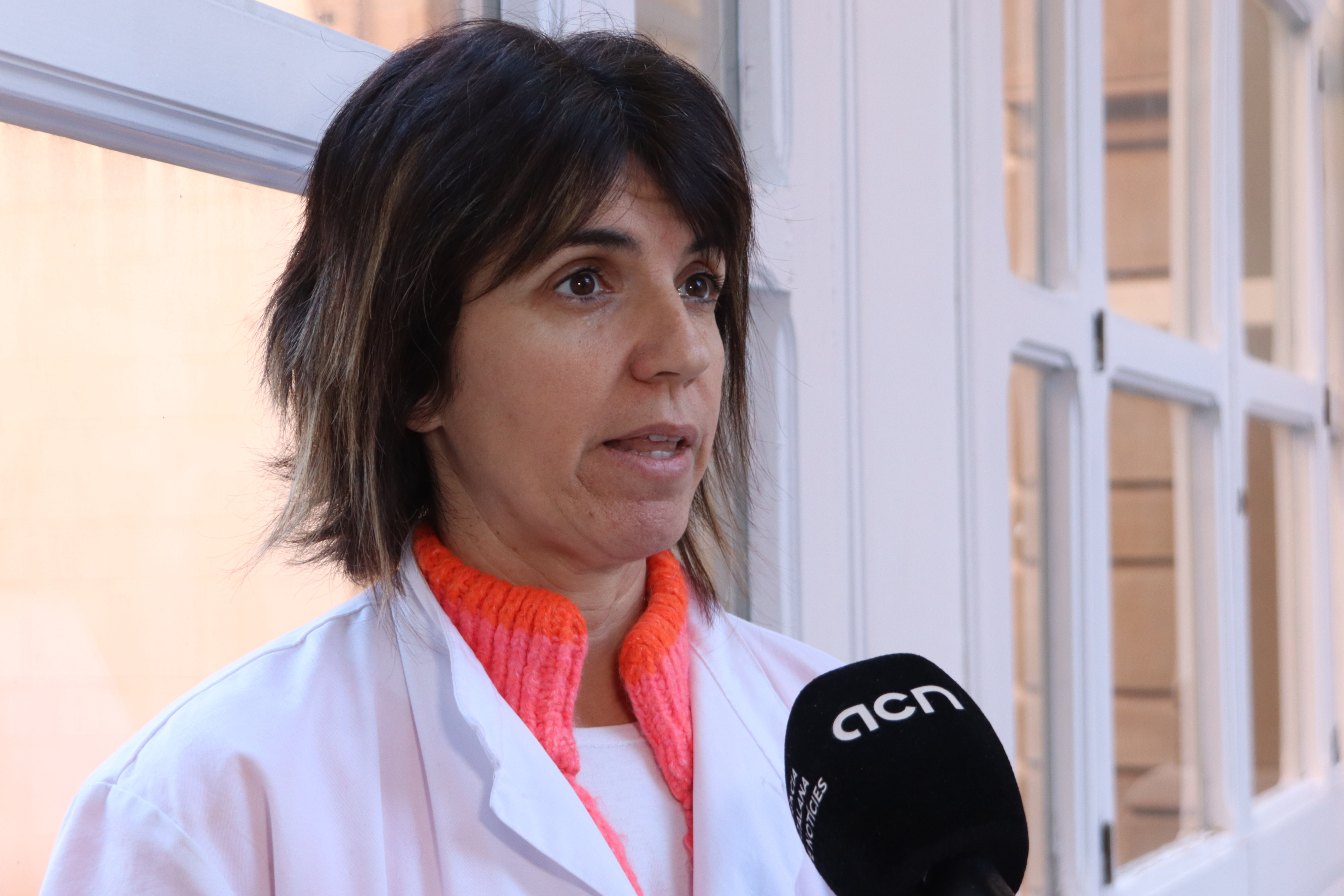 Dr. Teia Plana in an interview with the Catalan News Agency