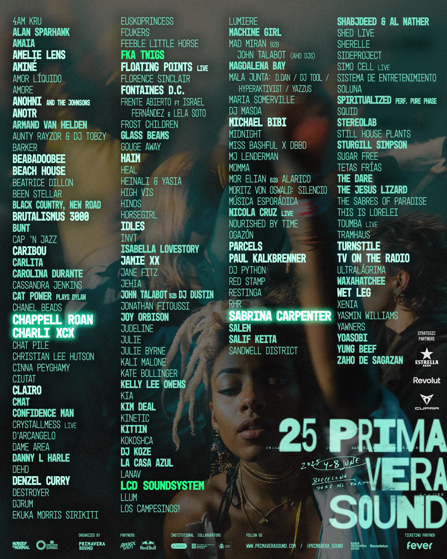 Primavera Sound 2025 full lineup