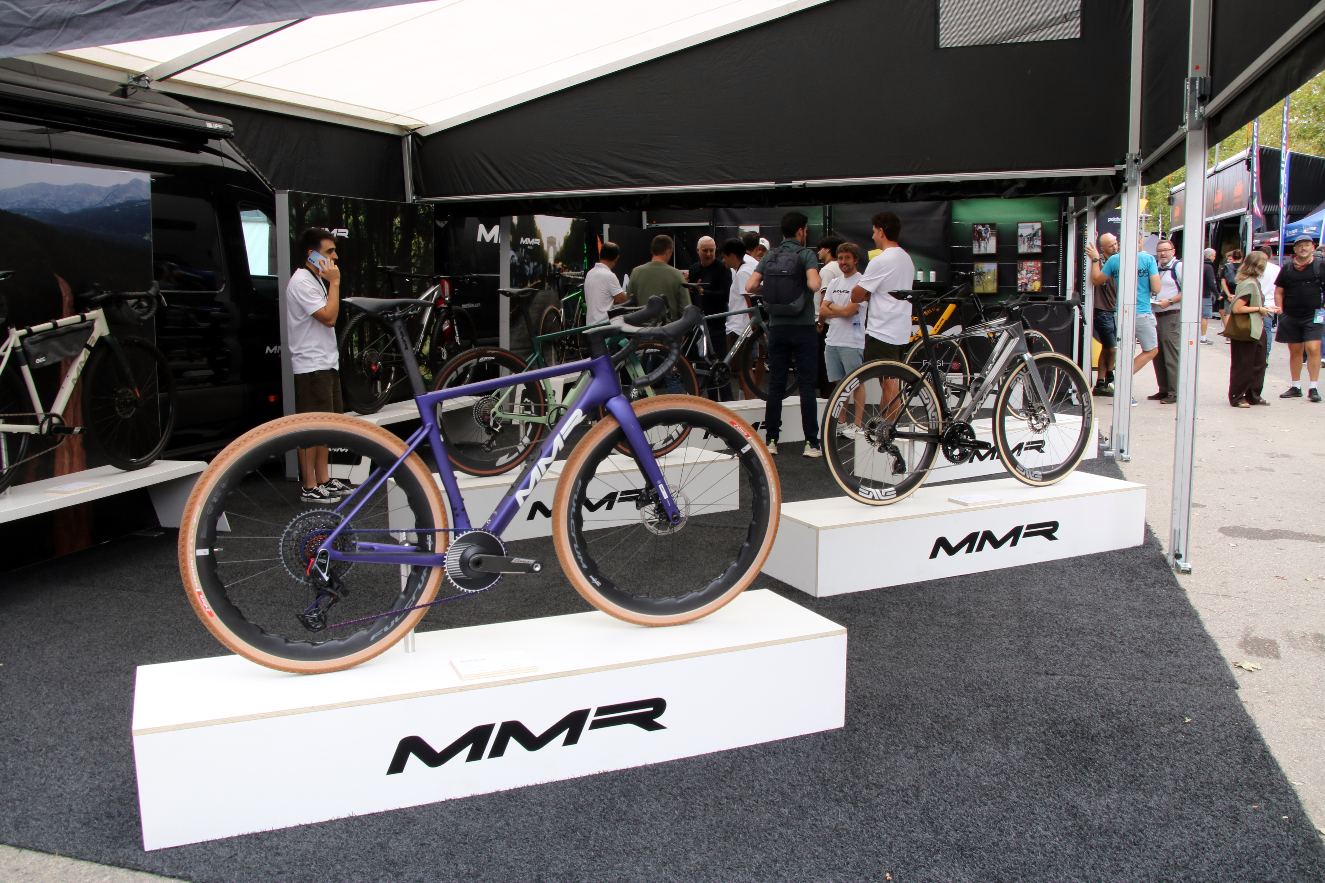 Bicycles on display at Sea Otter biking festival