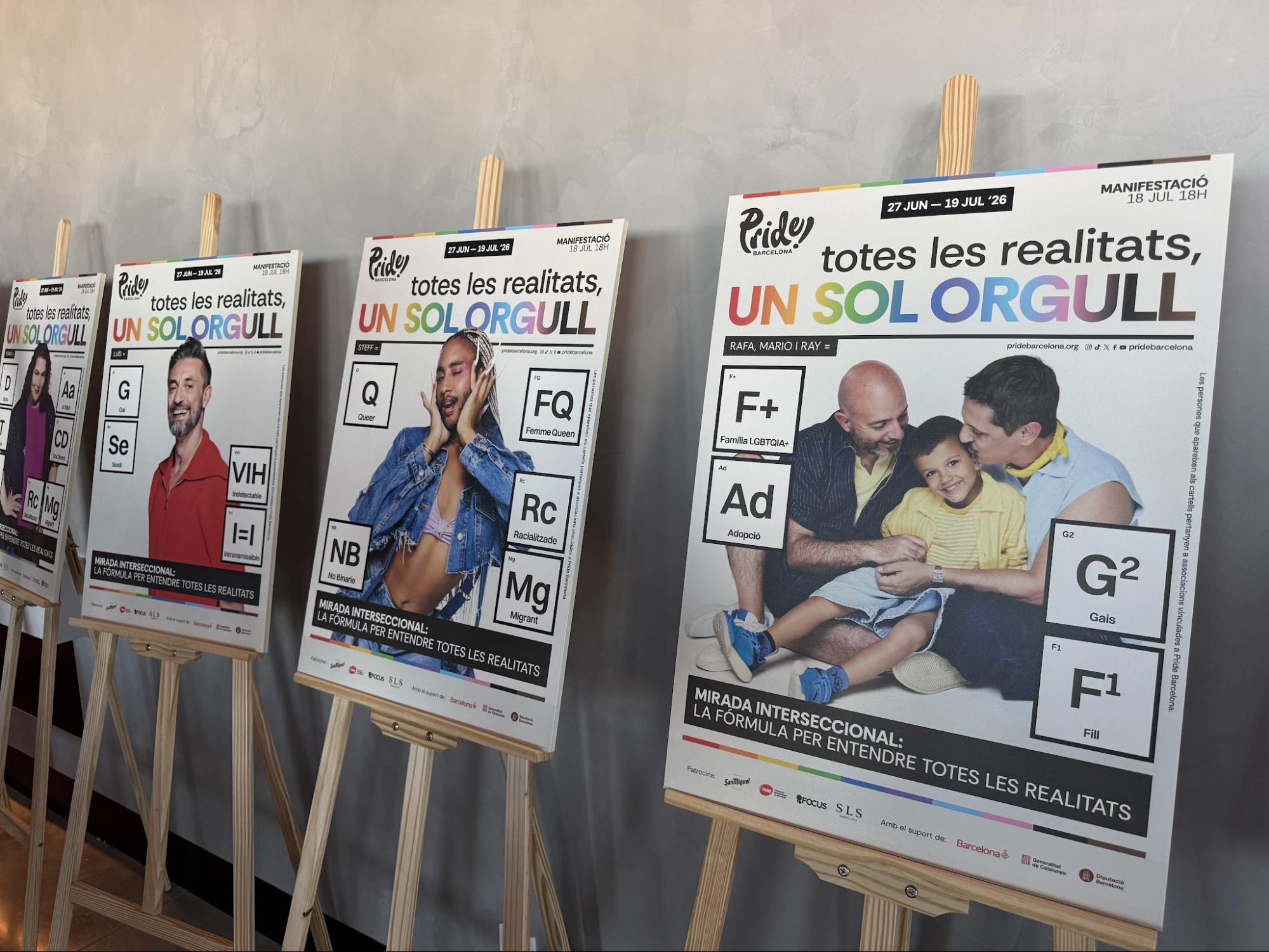 Pride Barcelona 2026 campaign posters