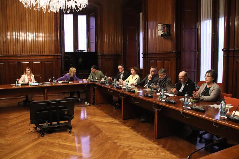 Budget meeting in the Catalan Parliament