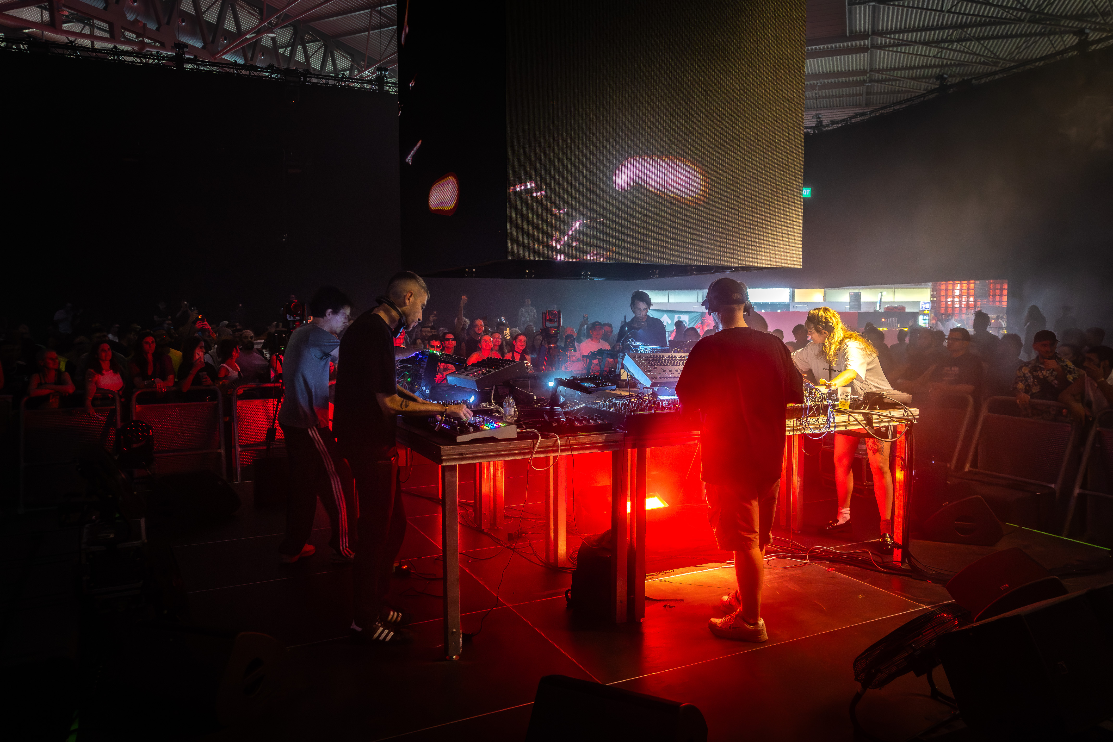 Speedy J improvised jam session at Sónar