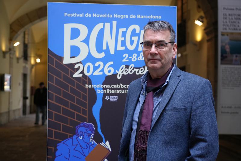 British writer Mick Herron in Barcelona to receive the Pepe Carvalho Prize