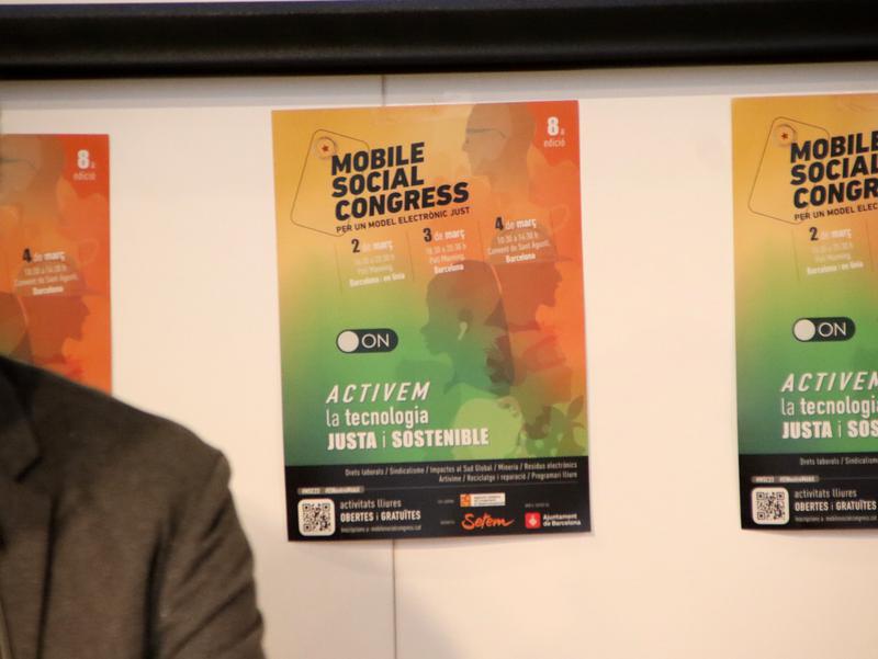 The poster for the 8th edition of Barcelona's Mobile Social Congress