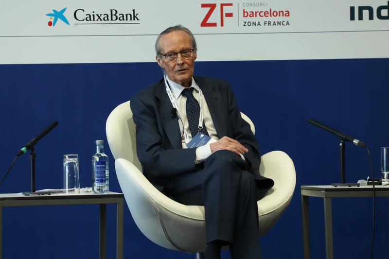 Former Spanish minister and businessman, and former president of Cercle d'Economia lobby, Josep Piqué, during an annual meeting on May 5, 2022