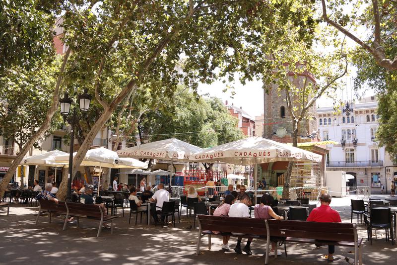 Plaça de la Vila de Gràcia square in Barcelona