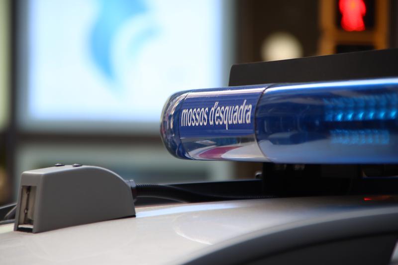 A Catalan Mossos d'Esquadra police car