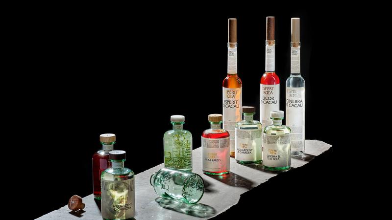 The line of Esperit Roca, the drinks range launched by the Roca brothers chefs