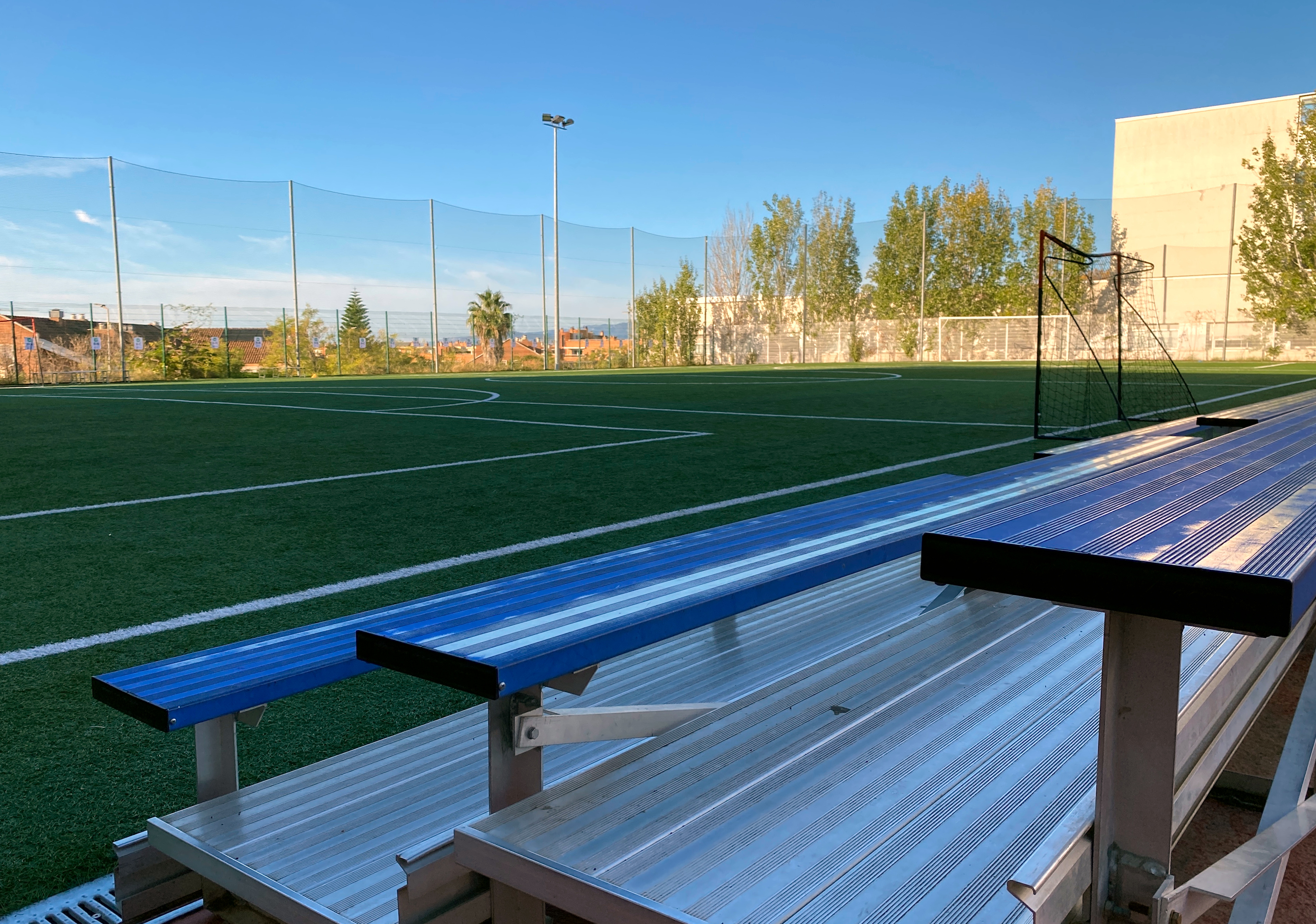 Football field at the American School of Barcelona