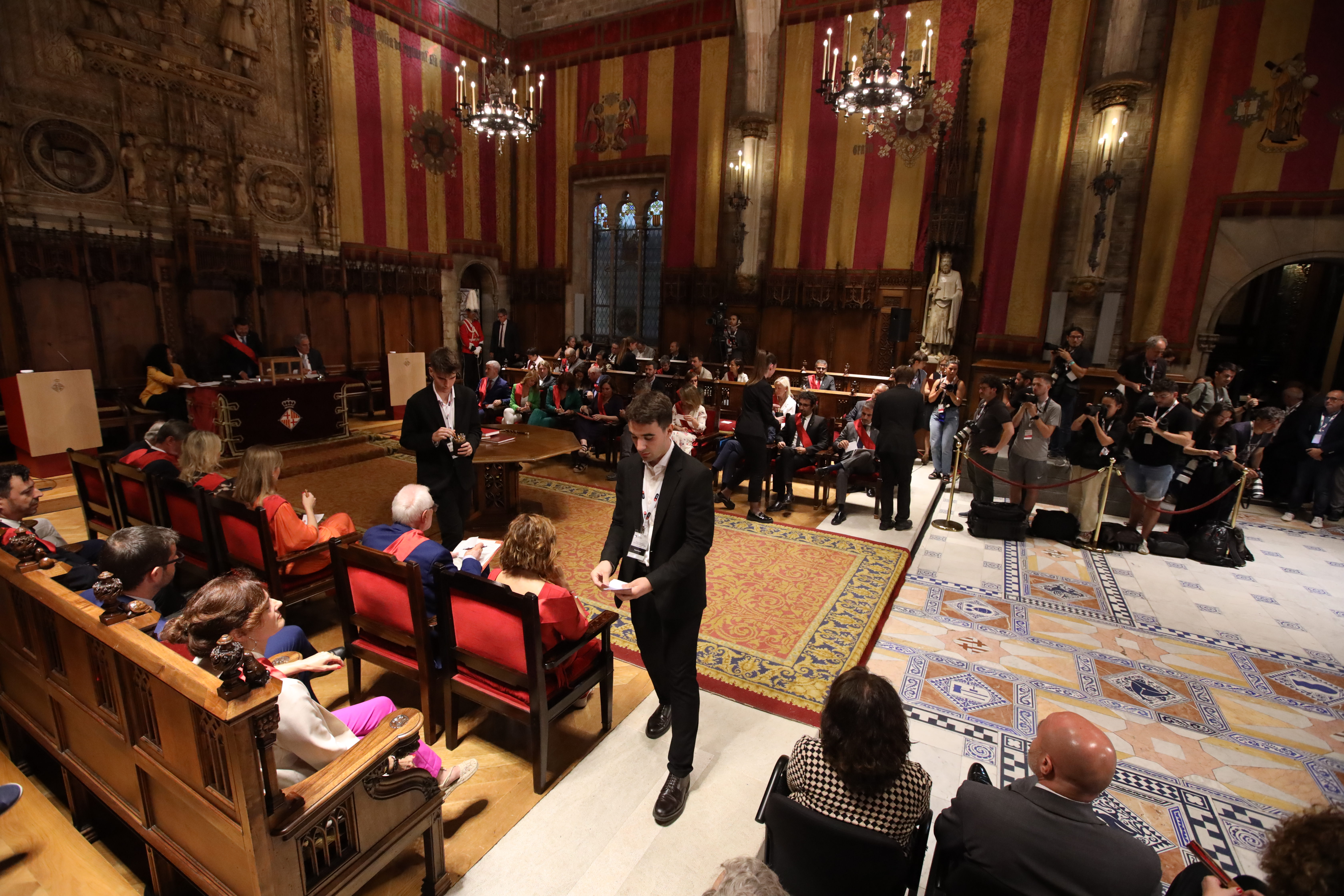 Barcelona's city council investiture plenary on June 17, 2023
