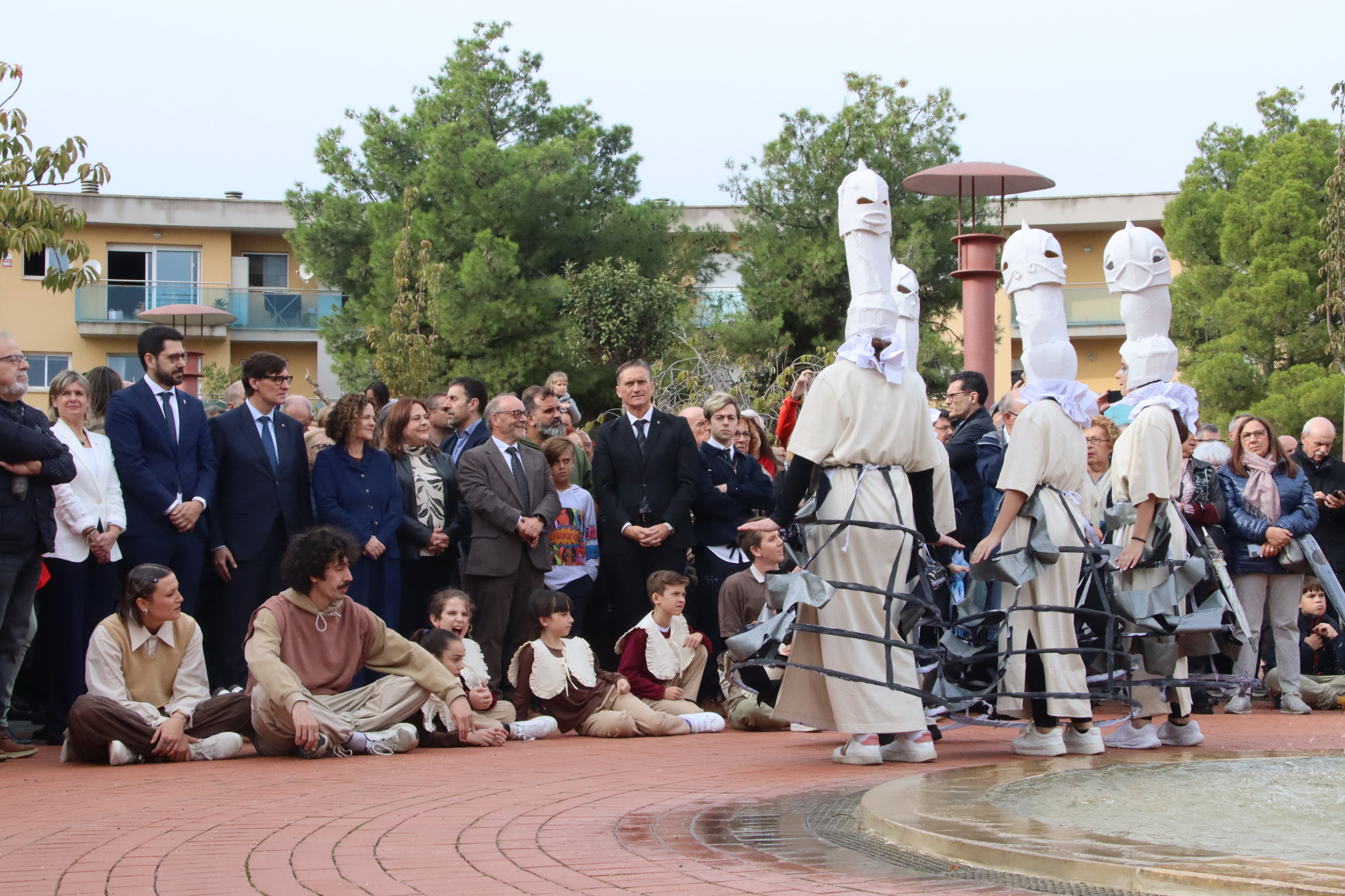 A scene from the performance in Riudoms that kicked off Gaudí Year
