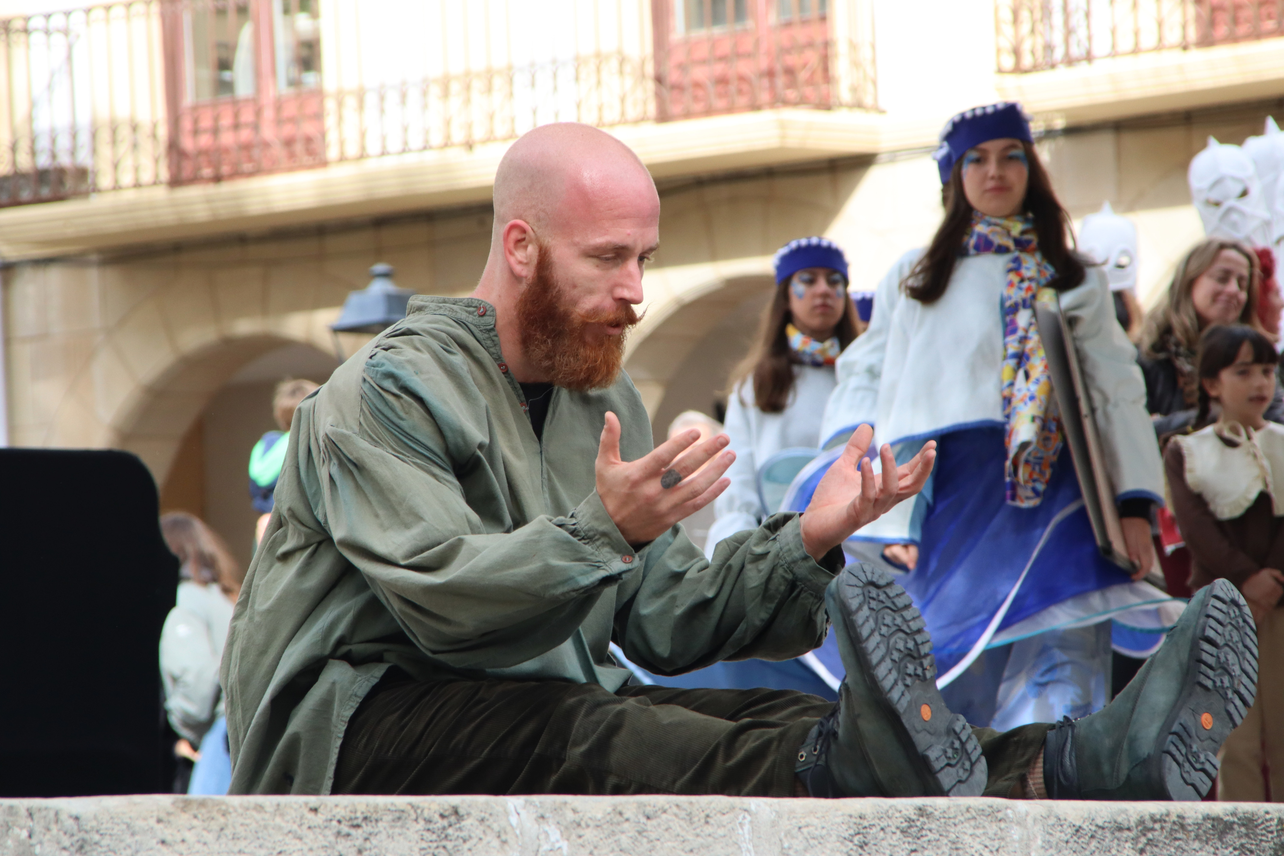 A scene from the performance in Riudoms that kicked off Gaudí Year