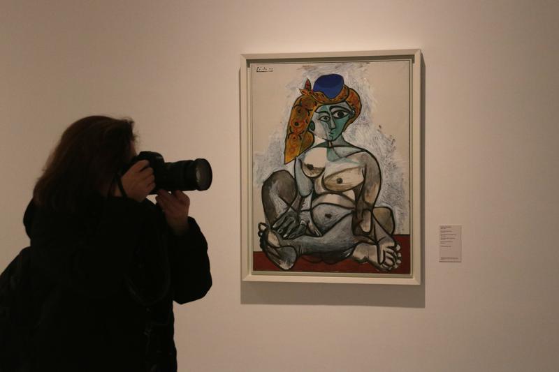Picasso's 'Nude Woman with Turkish Bonnet' on display at the Picasso Museum in Barcelona