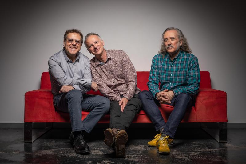 Members of Catalan music group Els Pets in a promotional picture