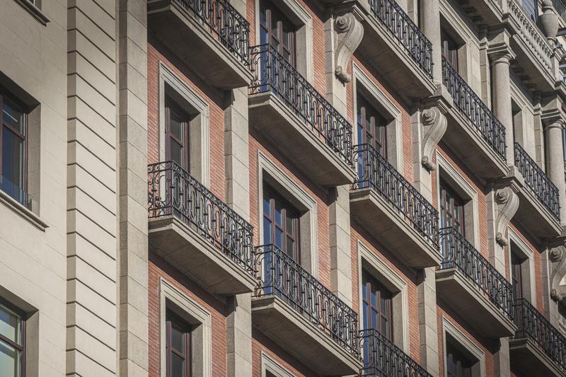 A building in Barcelona. 