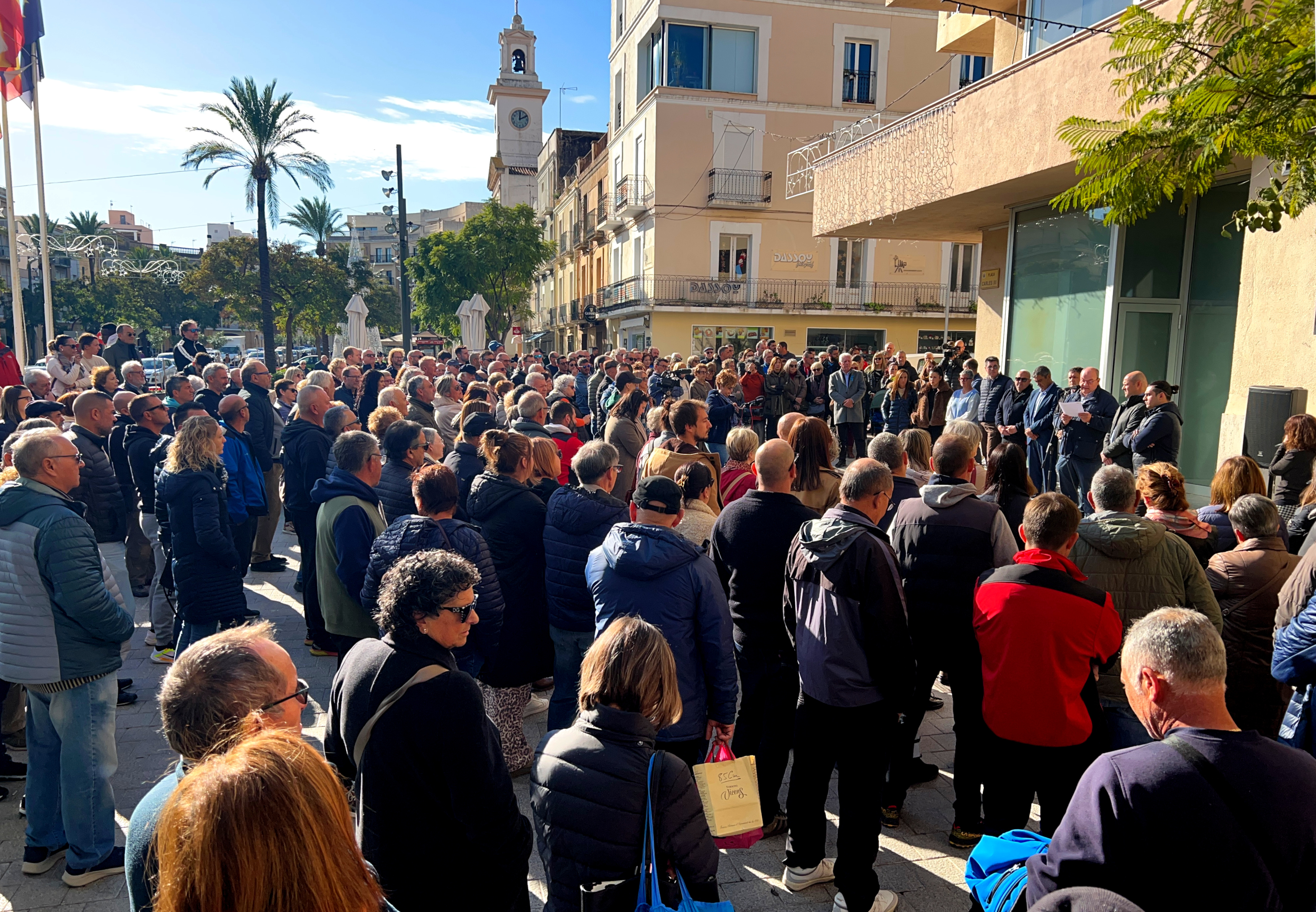 Demonstration supporting La Ràpita fishers