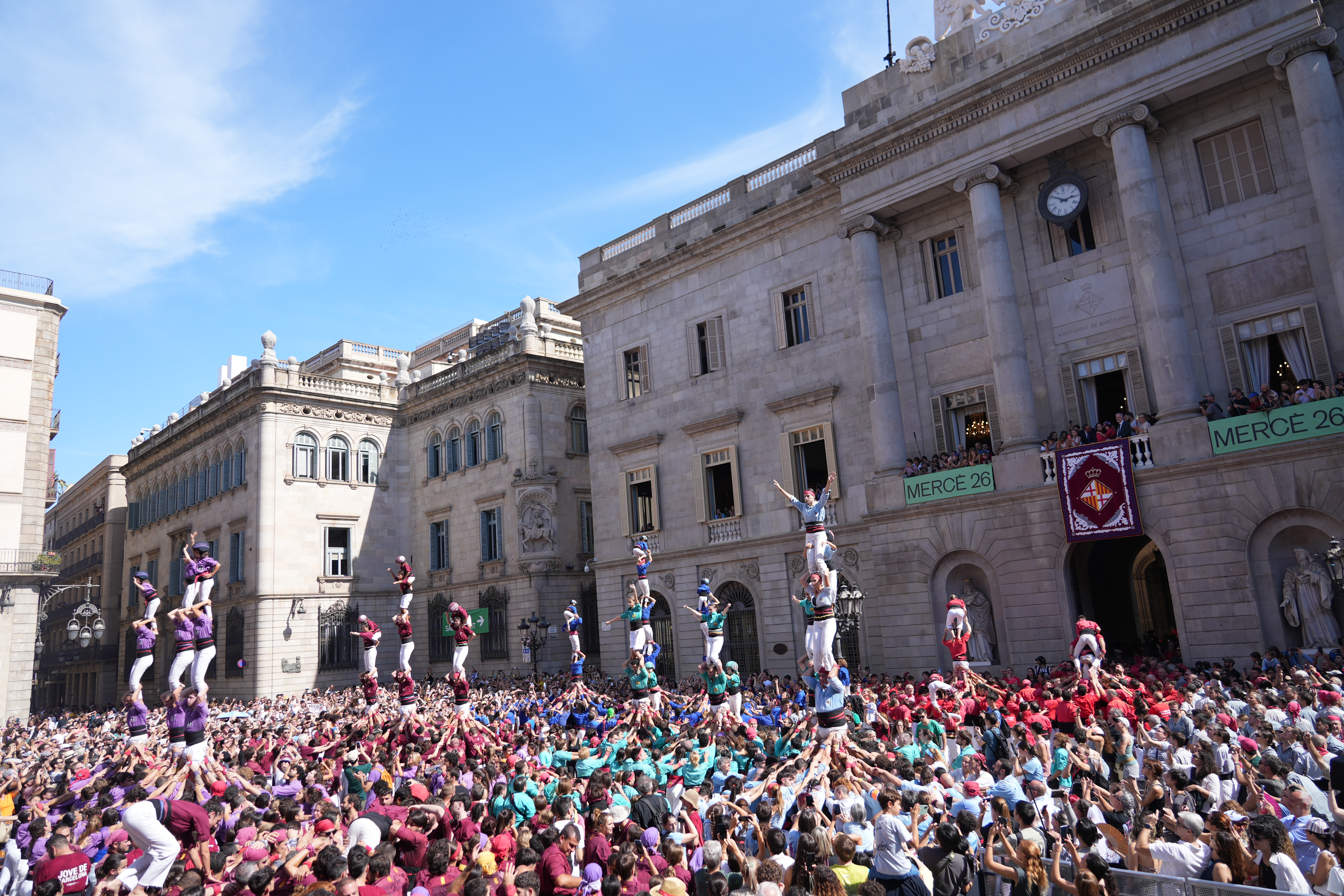 Castellers day at La Mercè 2026