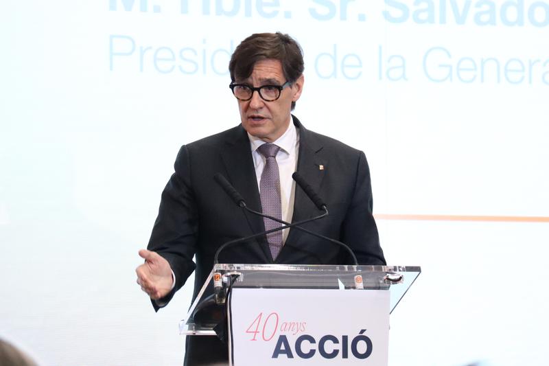 President Salvador Illa at the presentation of the government's 2026–2030 Foreign Investment Strategy