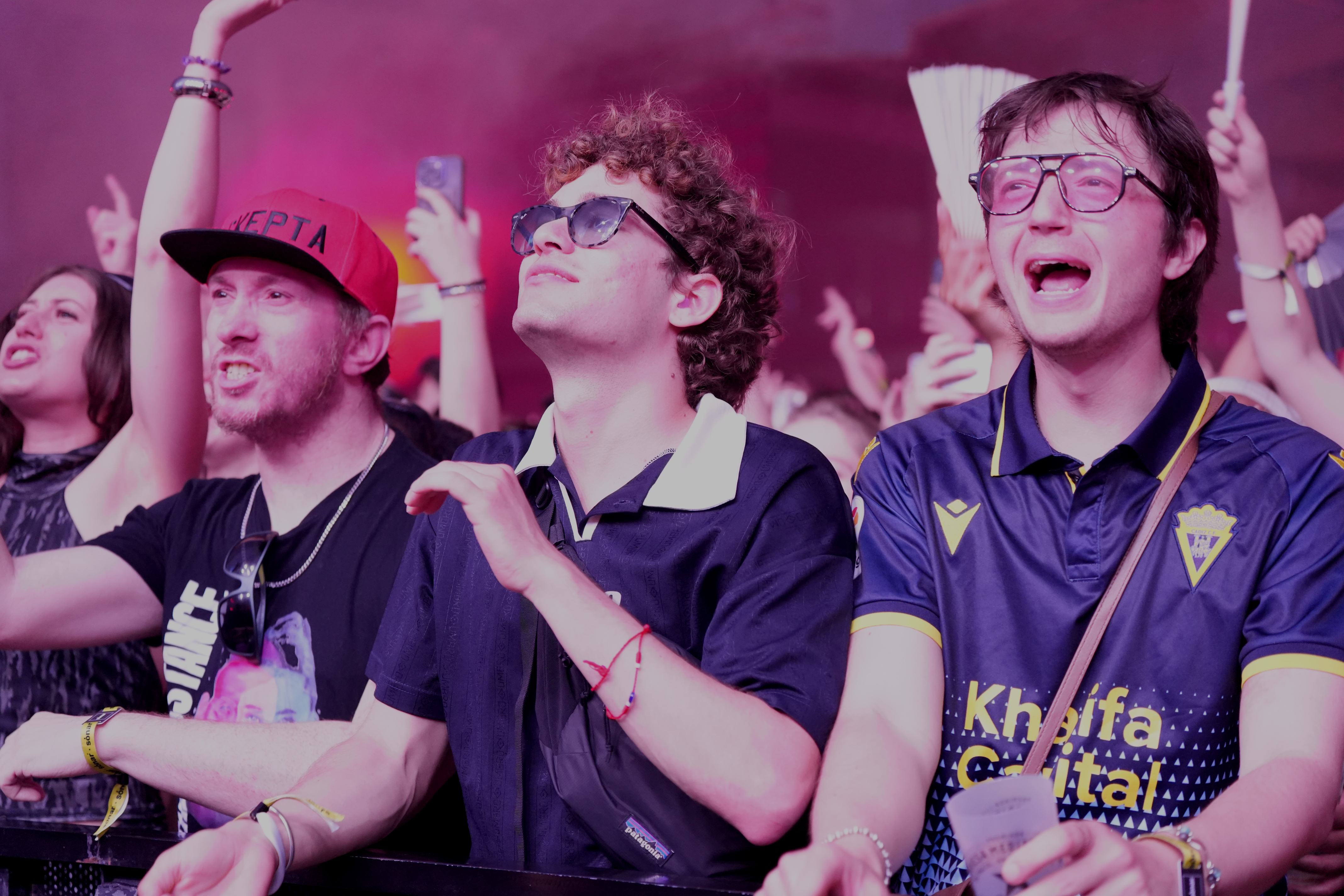 Skepta fans enjoying the vibe at Sónar 2026