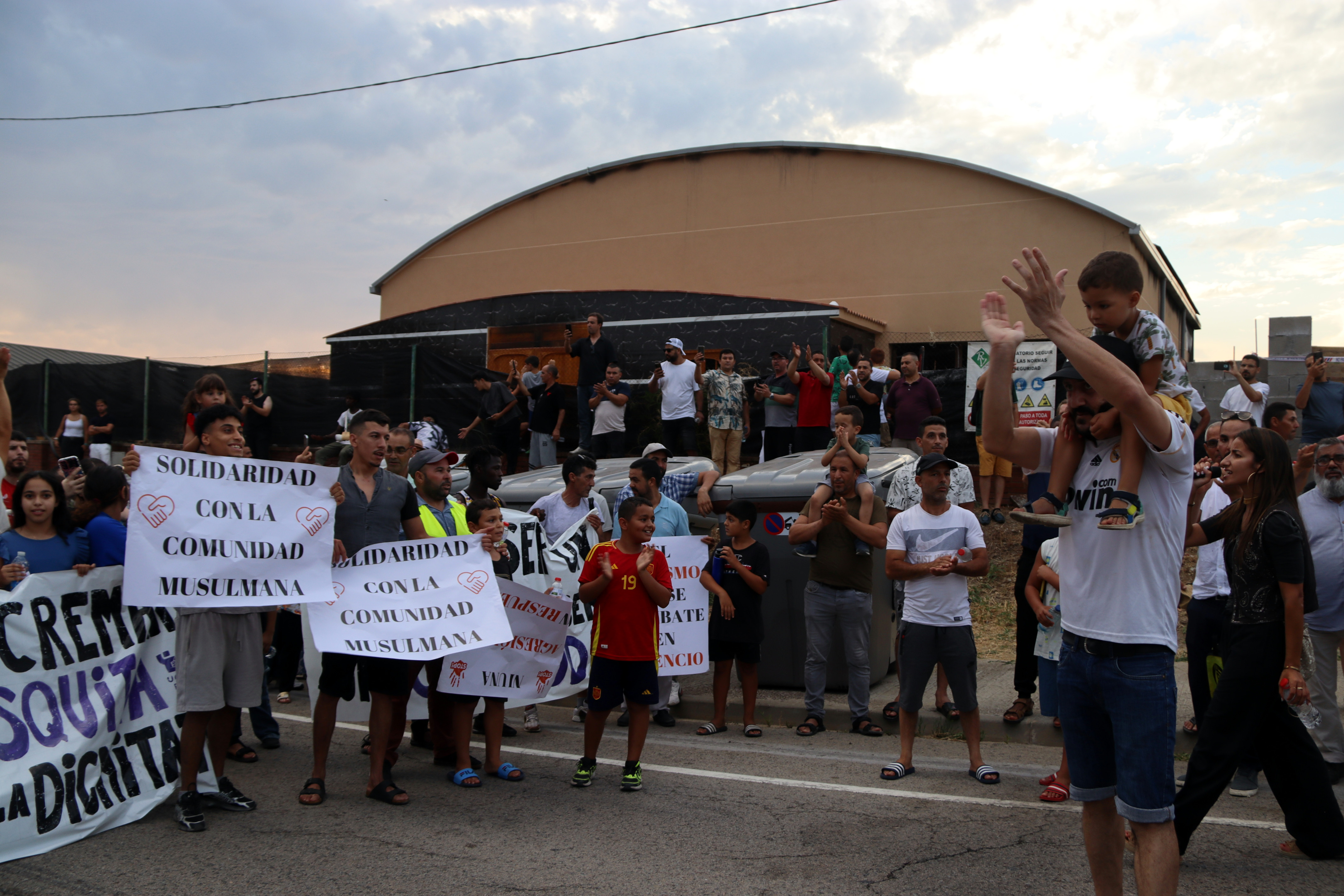Demonstration in Piera on July 18, 2025 against islamophobia and racism