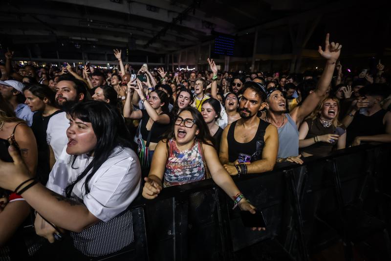 Sónar attendees during the Sónar by Night