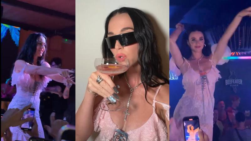 Katy Perry partying in Barcelona