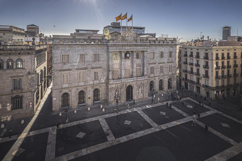 The building of the Barcelona city council