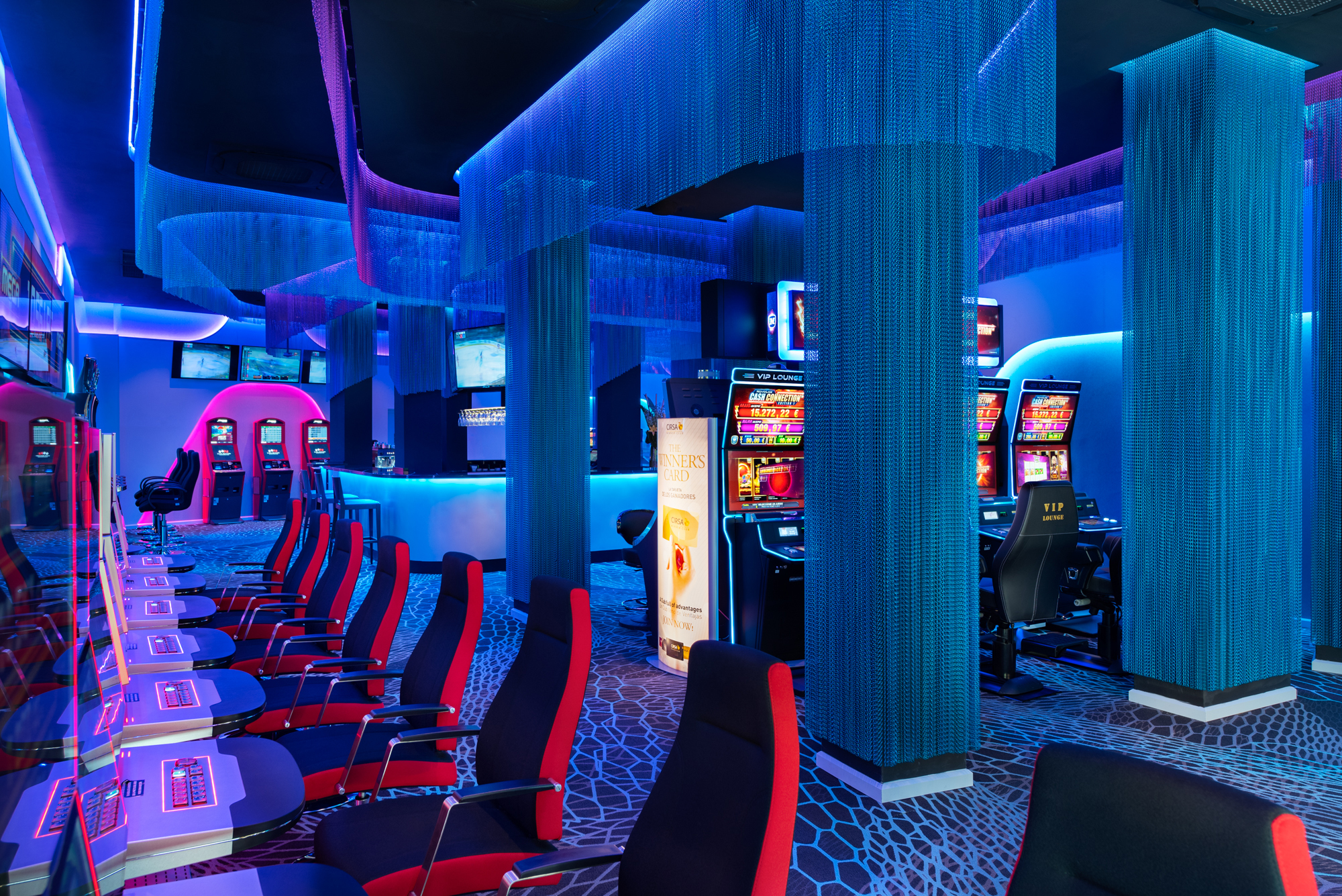 Interior of a Cirsa casino in Marbella