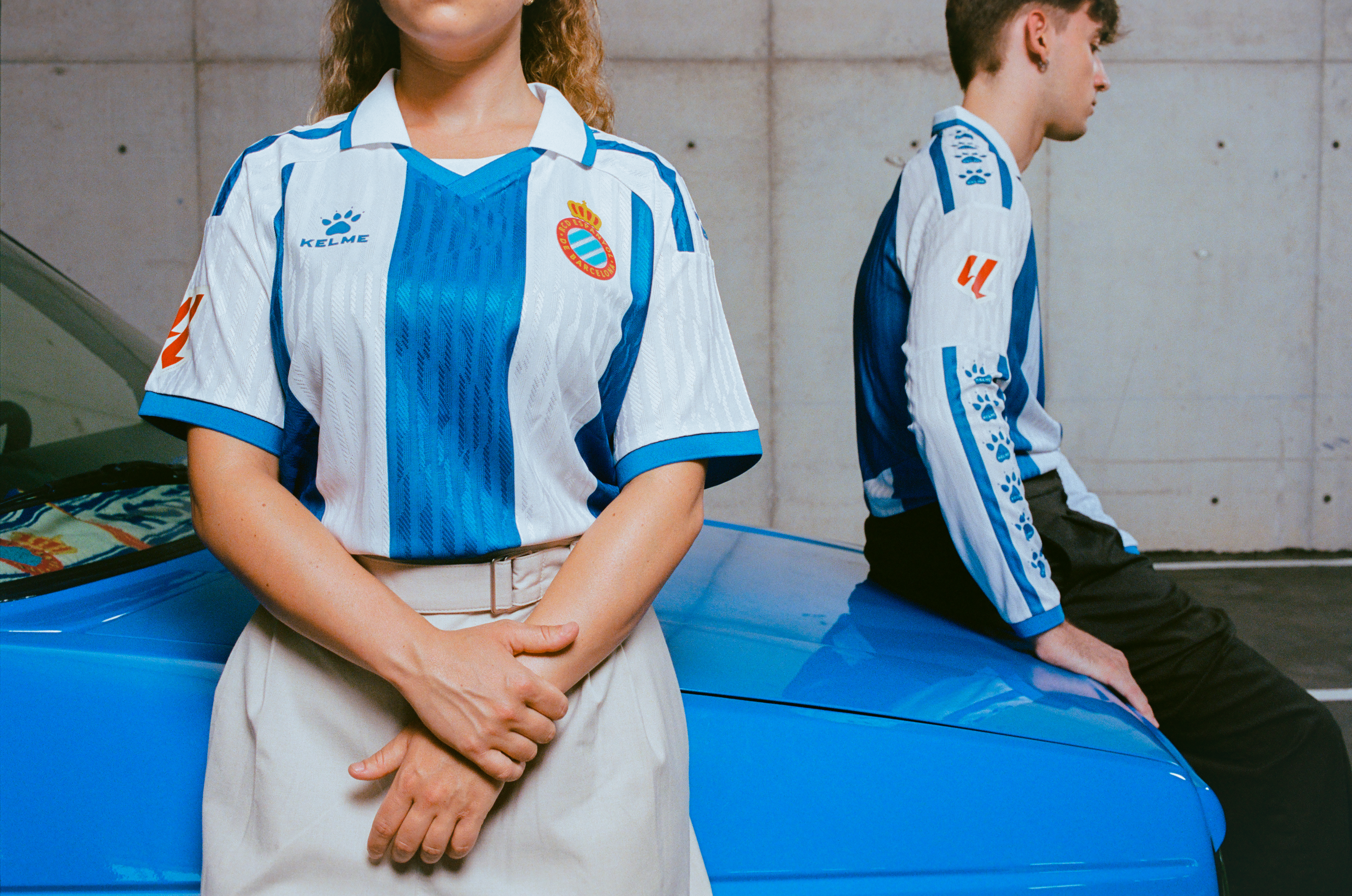 The 2025/26 jersey of the RCD Espanyol