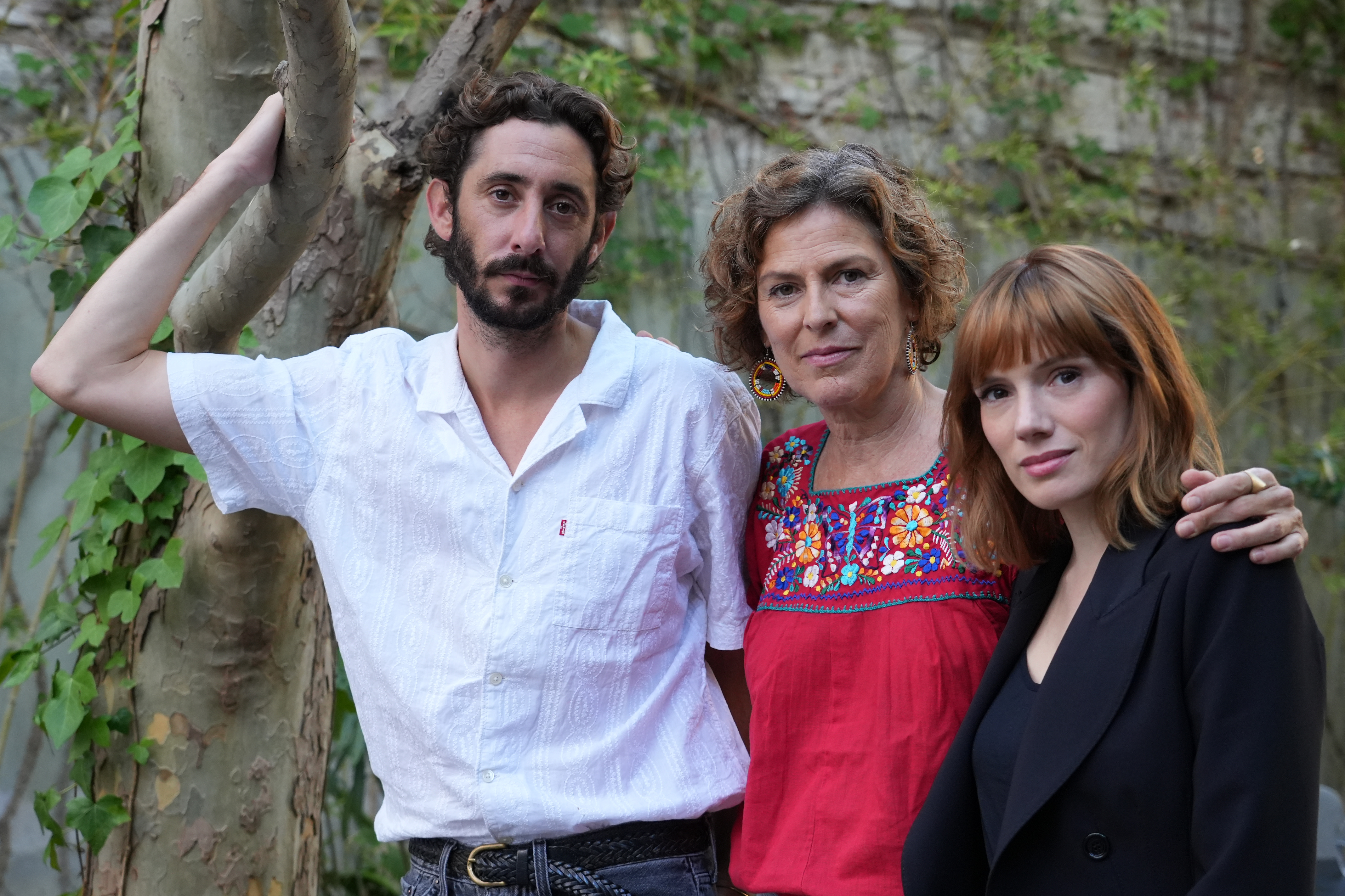 Actors Enric Auquer, Mónica López and Diana Gómez from the film Operation Cronos