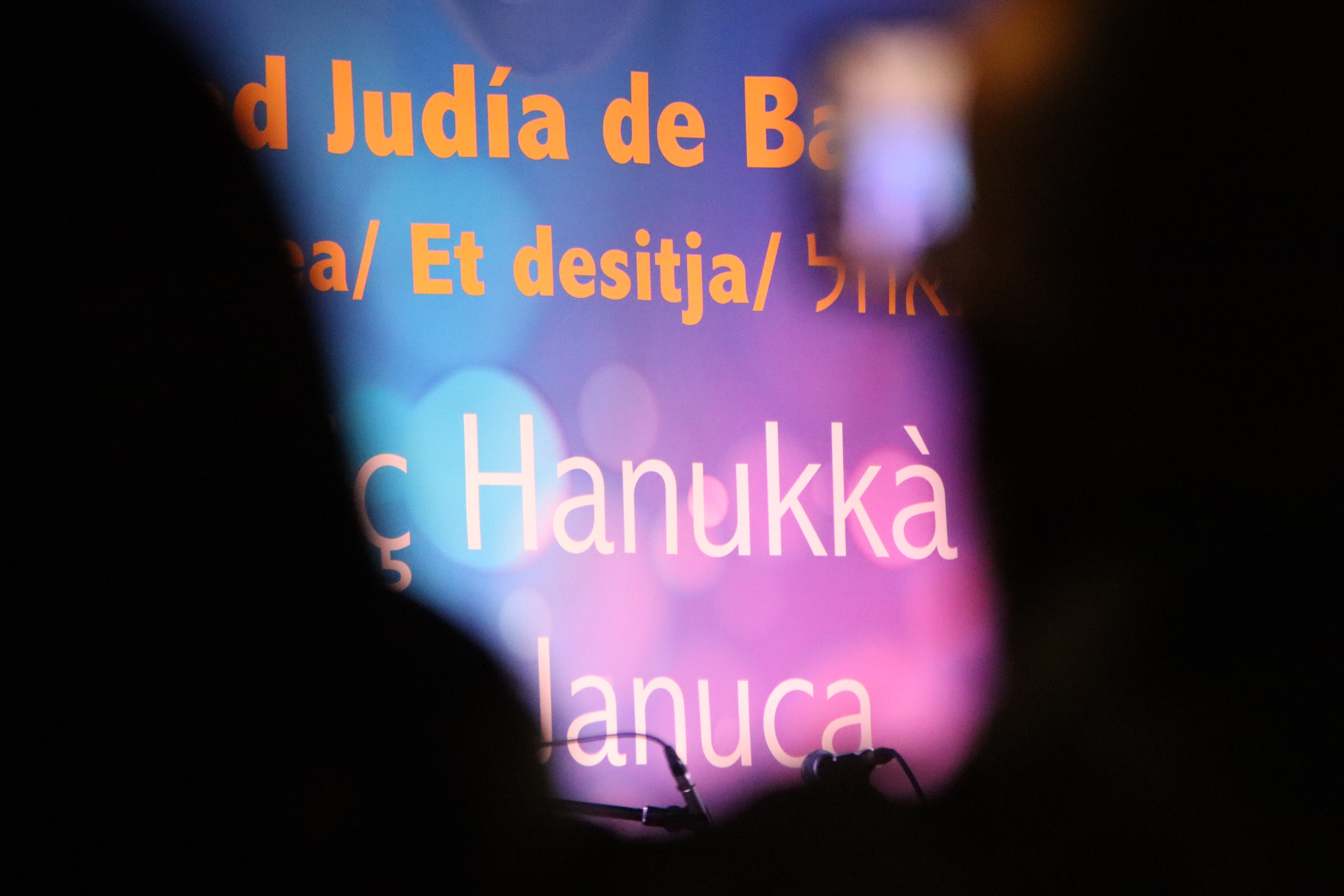 Hanukkah celebration in Sant Jaume square
