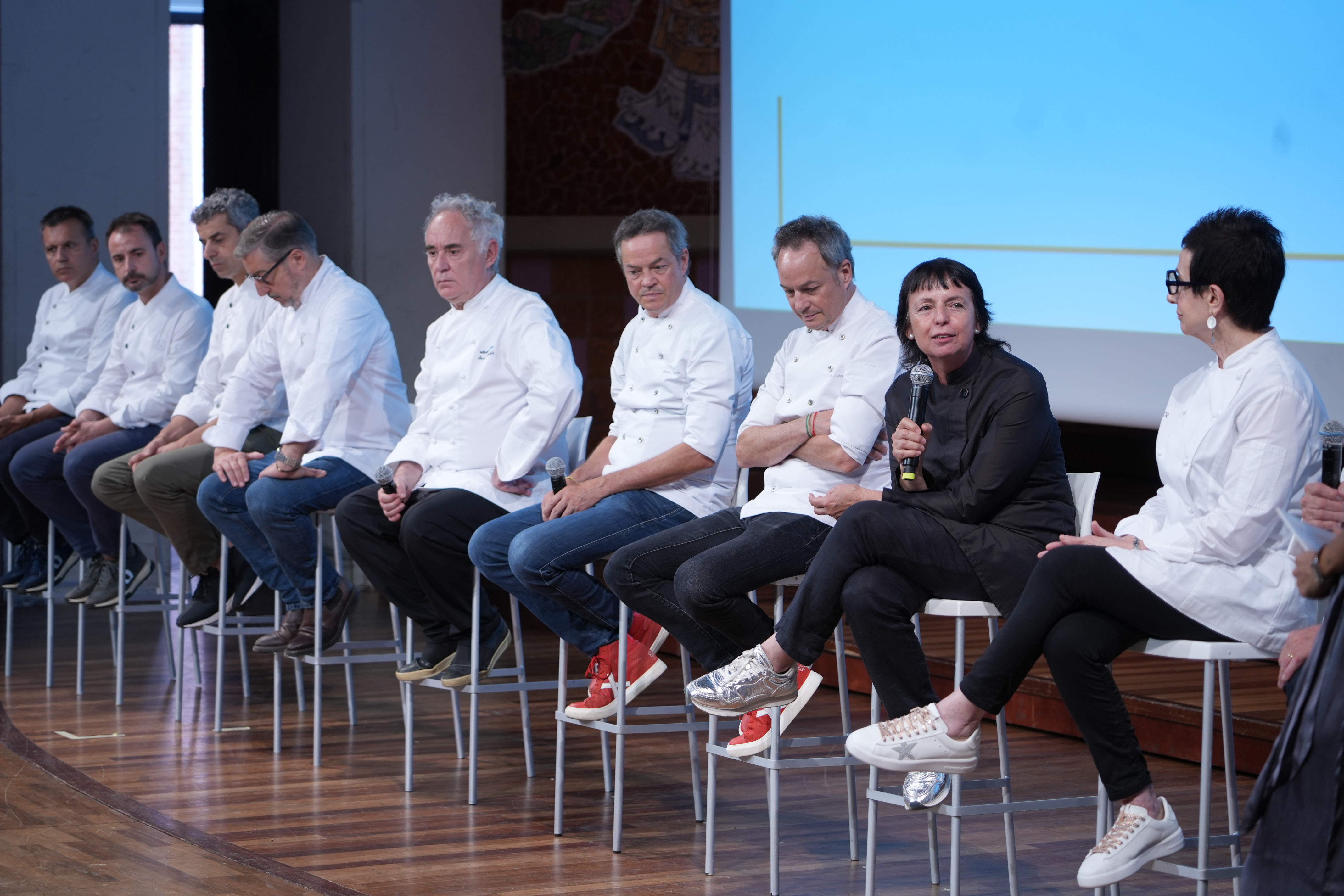 Catalonia's most renowned chefs during the launch of 'Catalonia: The best cuisine in the world' campaign