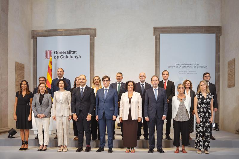 Picture of the new Catalan government