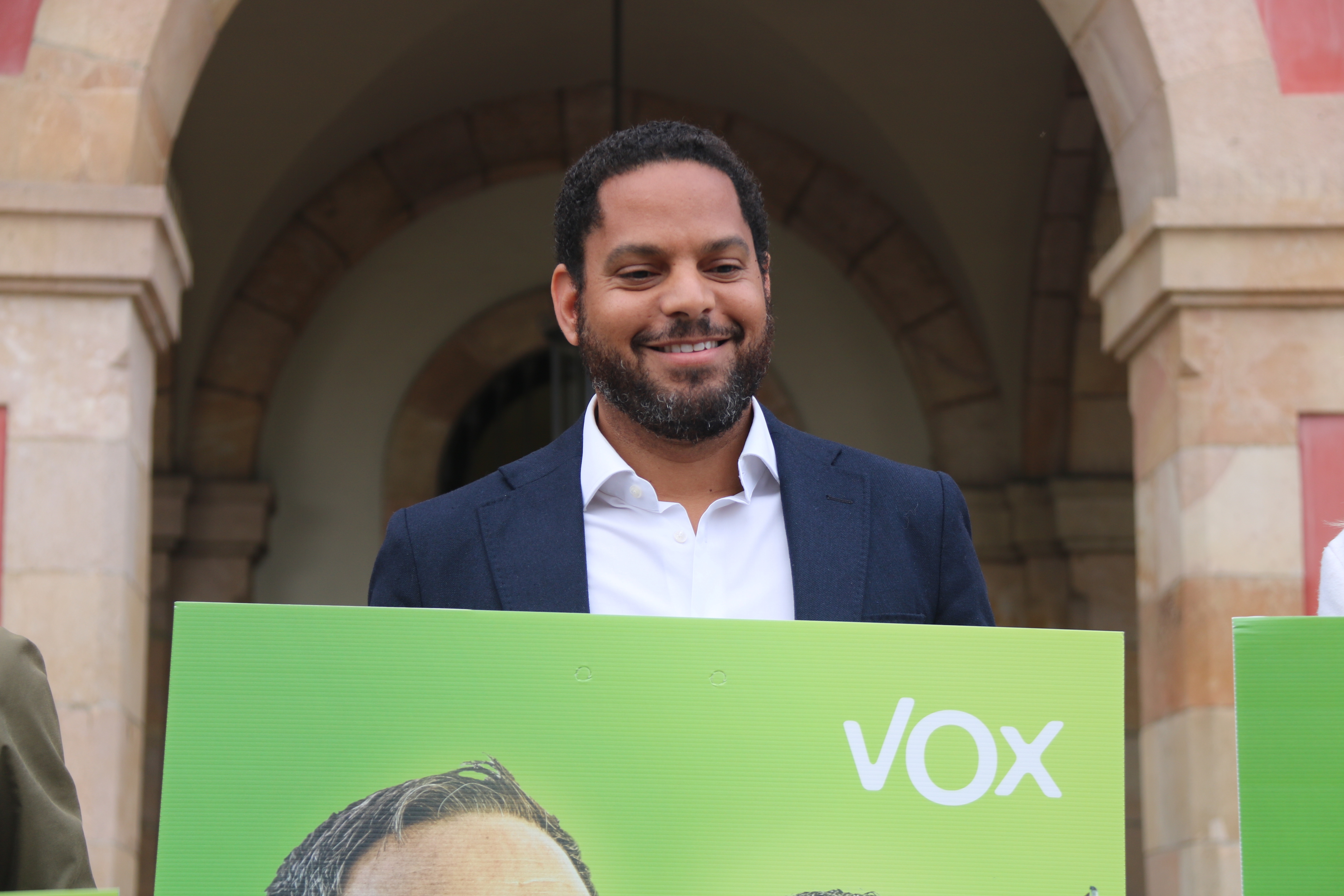 Far-right Vox candidate Ignacio Garriga on April 25, 2024