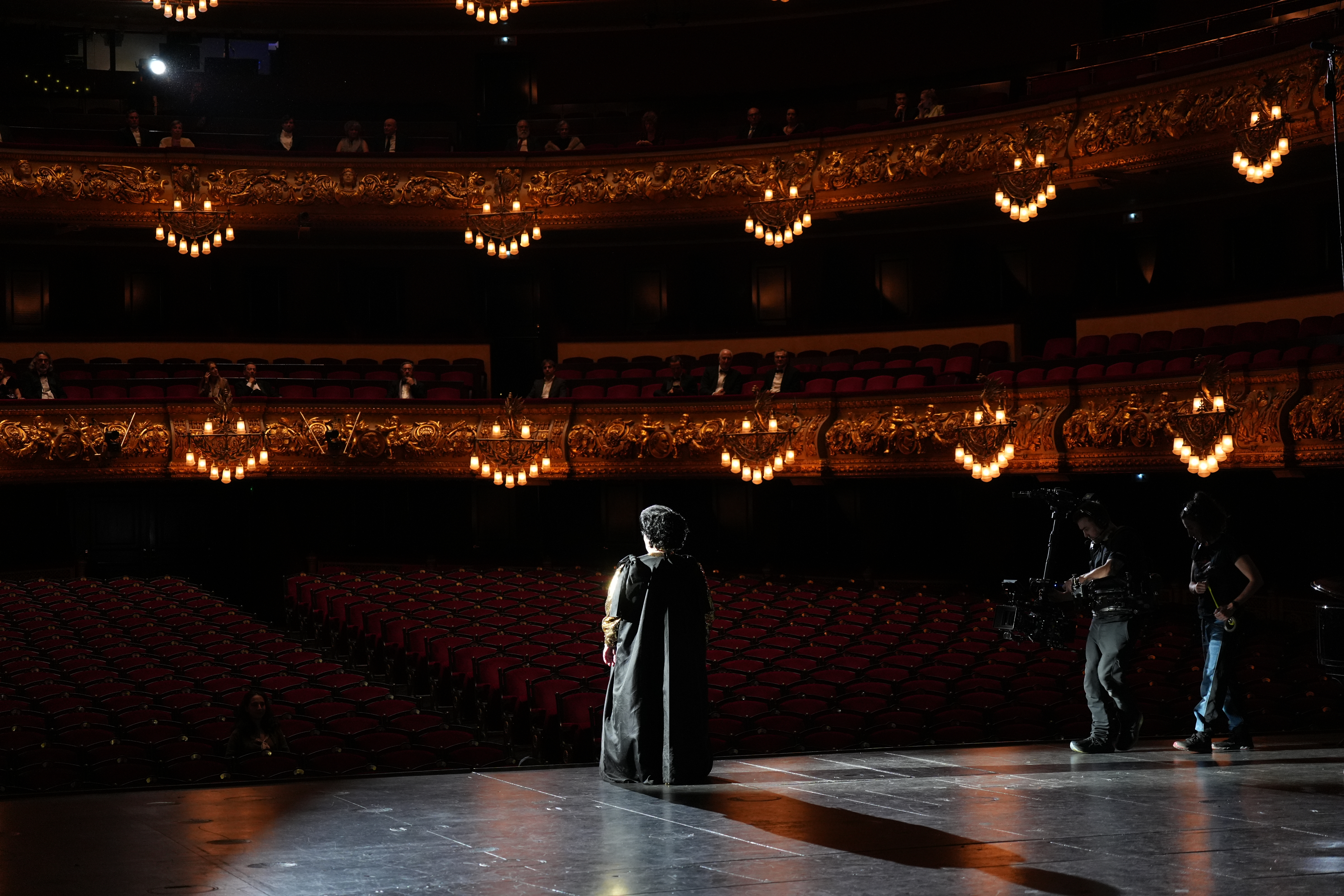Filming of Caballé at the Liceu in Barcelona